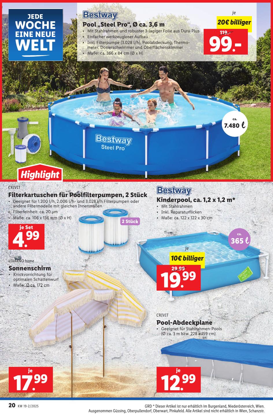 Lidl flyer page