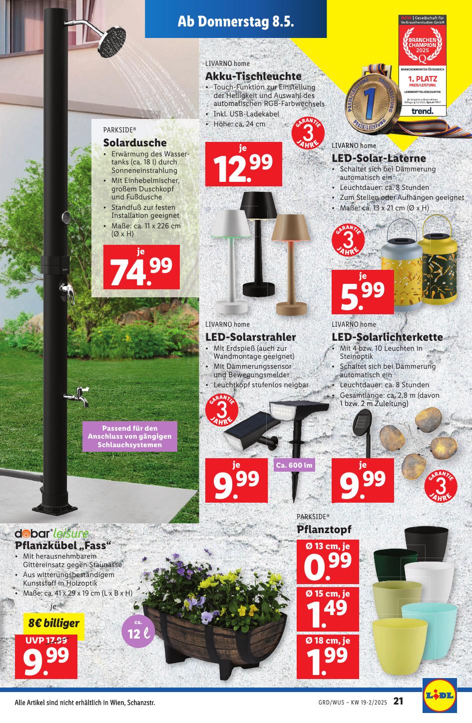 Lidl flyer page