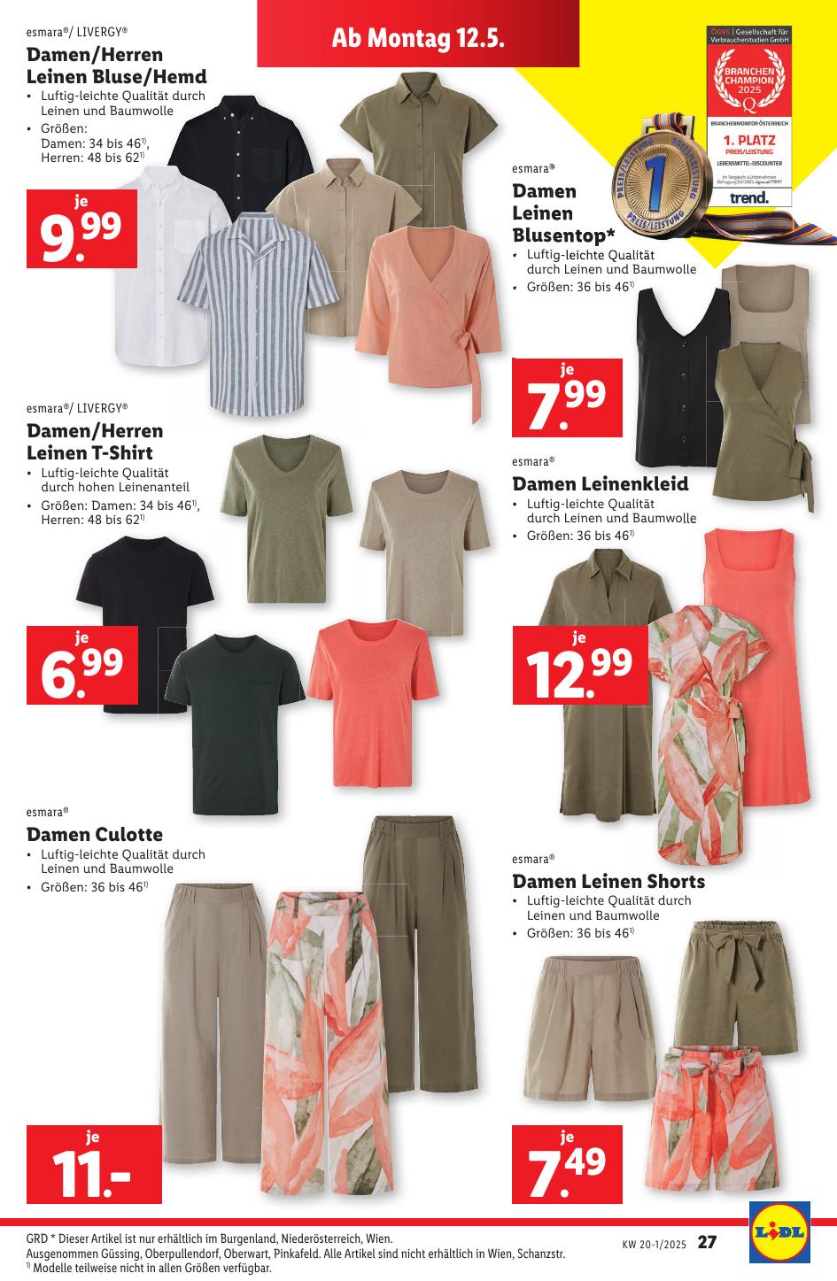 Lidl flyer page