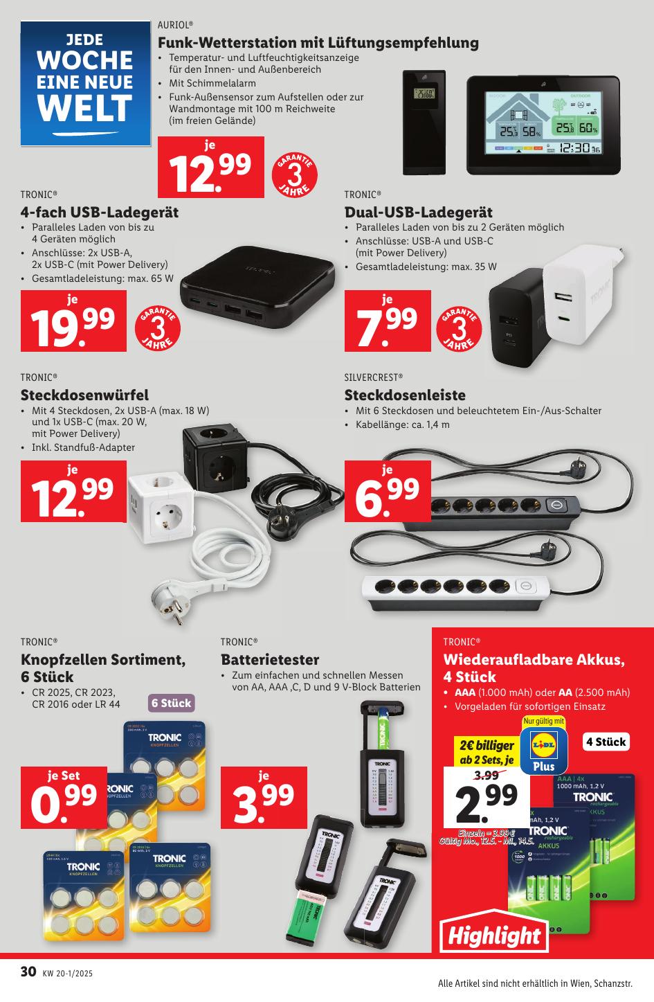 Lidl flyer page