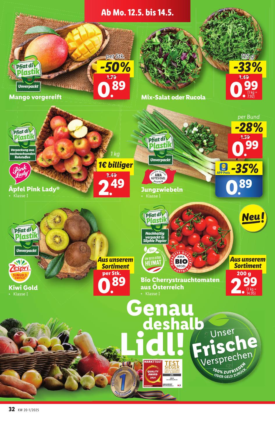 Lidl flyer page