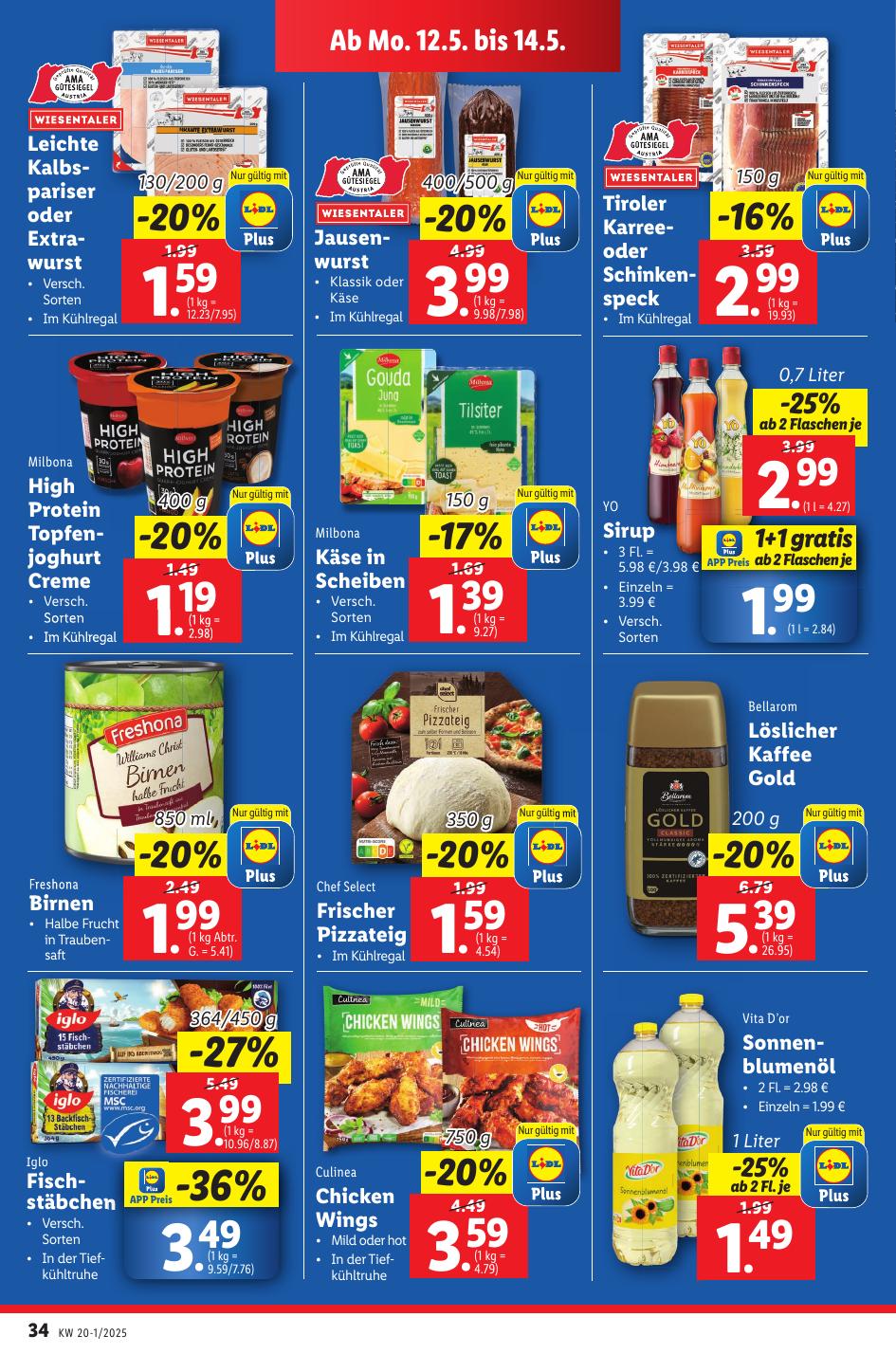 Lidl flyer page