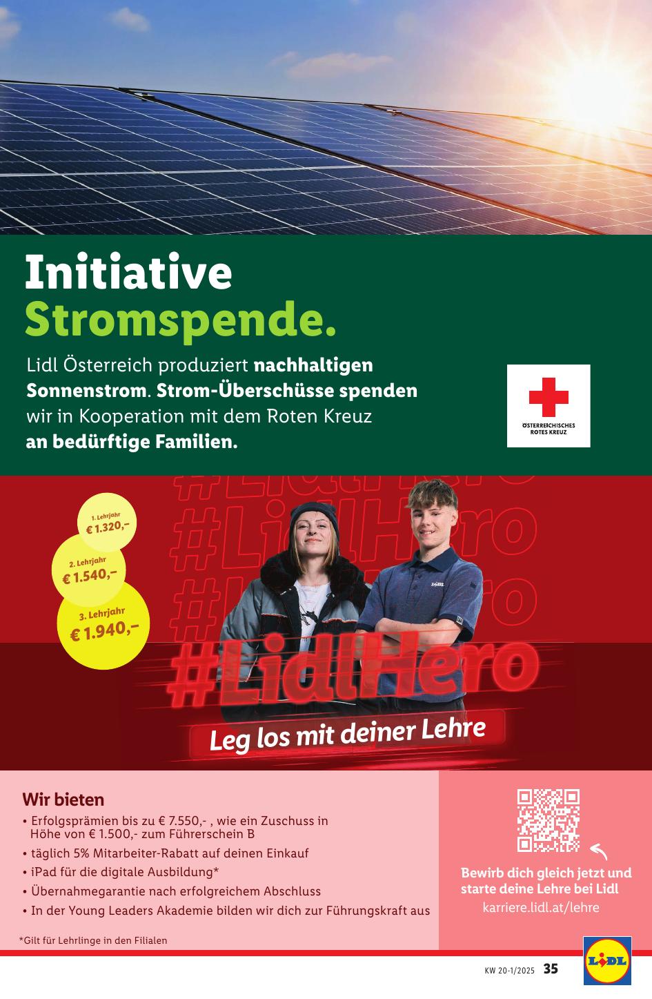 Lidl flyer page