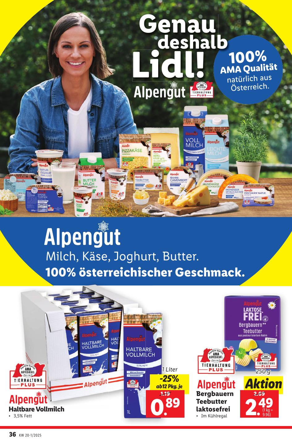 Lidl flyer page