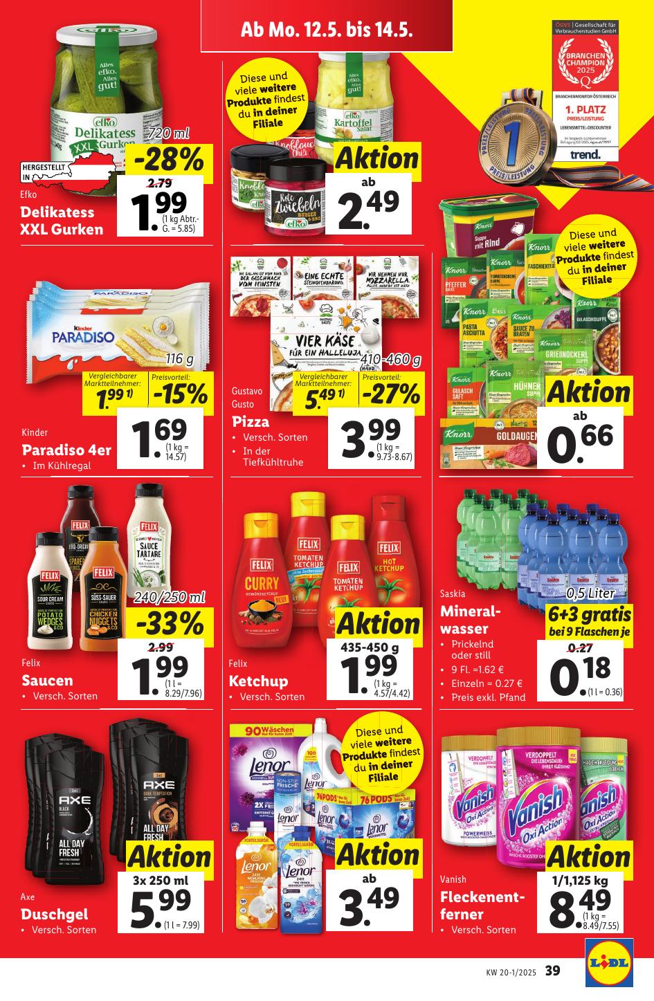 Lidl flyer page