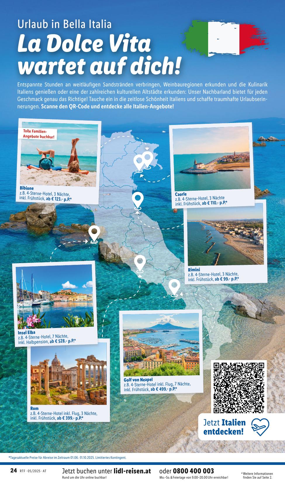 Lidl Reisen flyer page