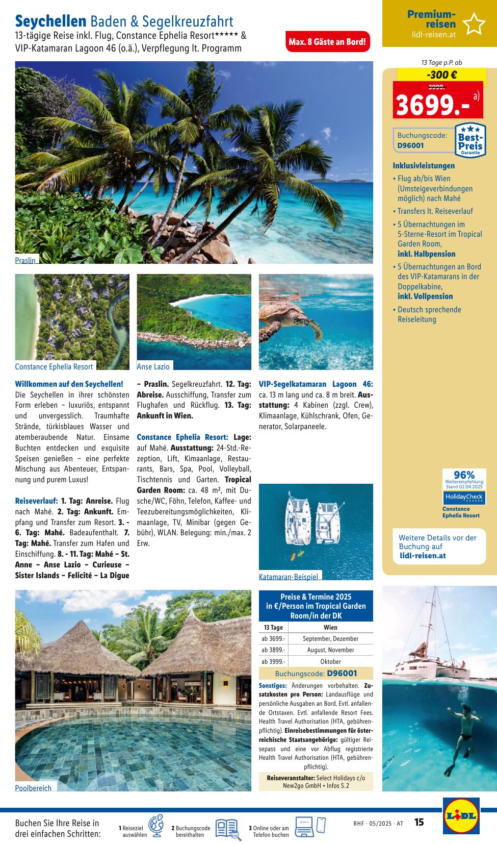 Lidl Reisen flyer page