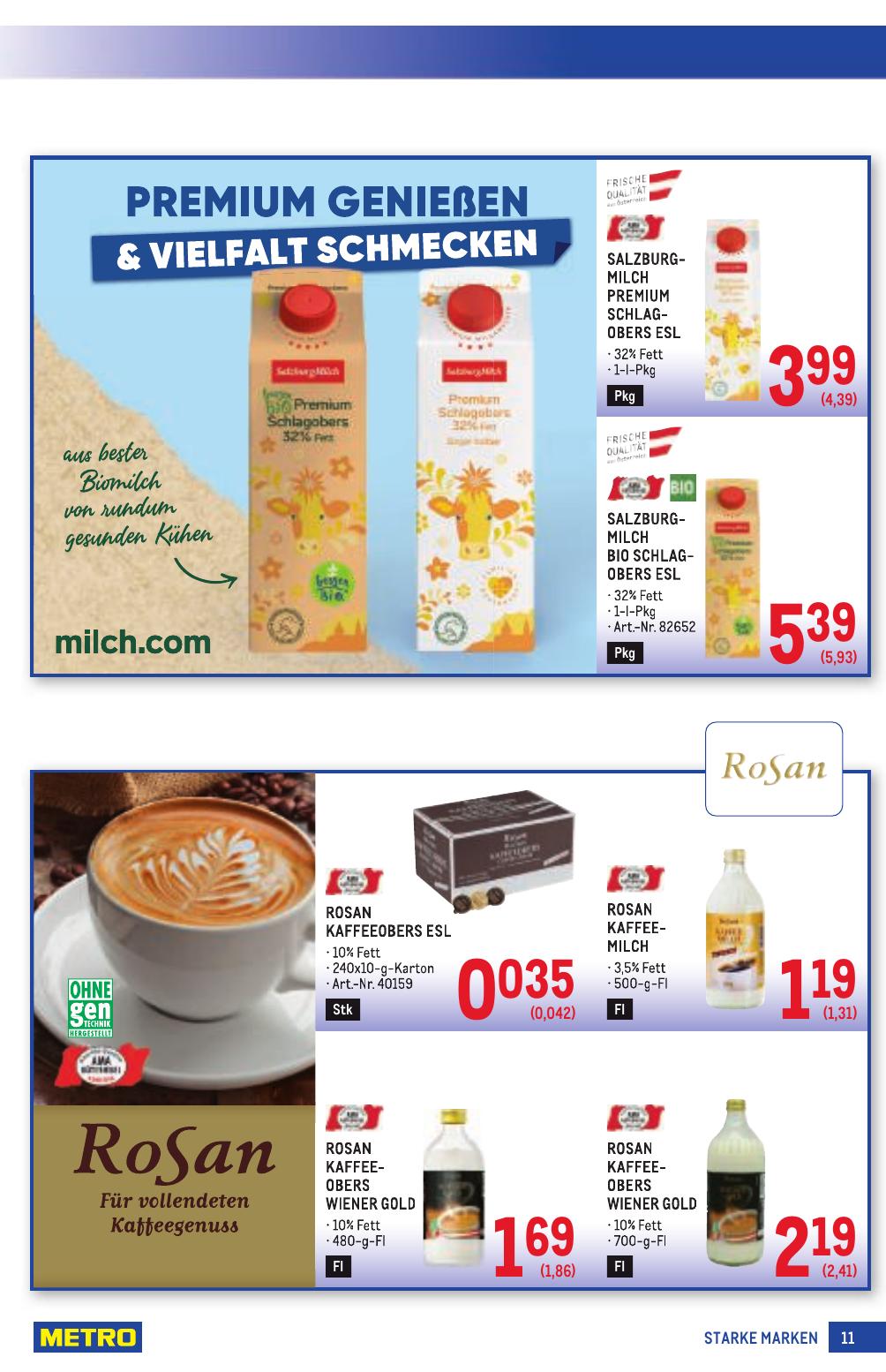 Metro Grosse Marken flyer page