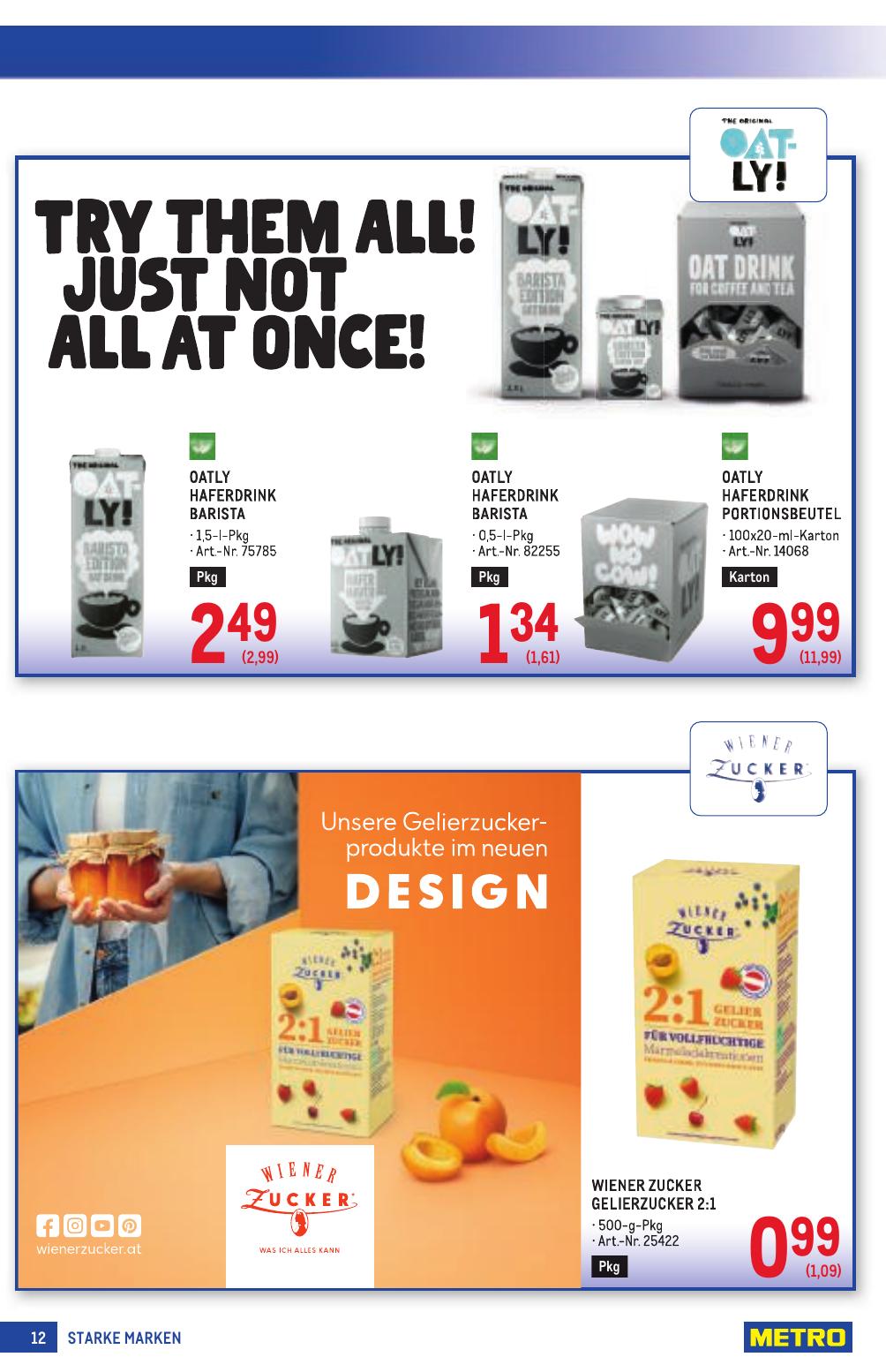 Metro Grosse Marken flyer page