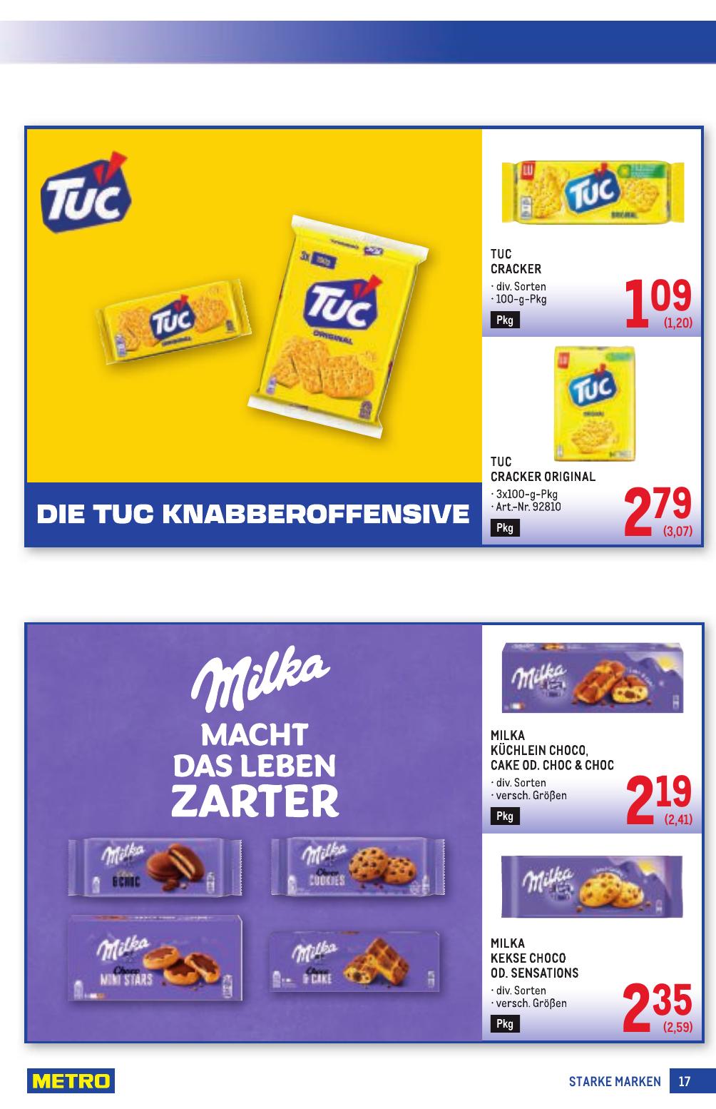 Metro Grosse Marken flyer page