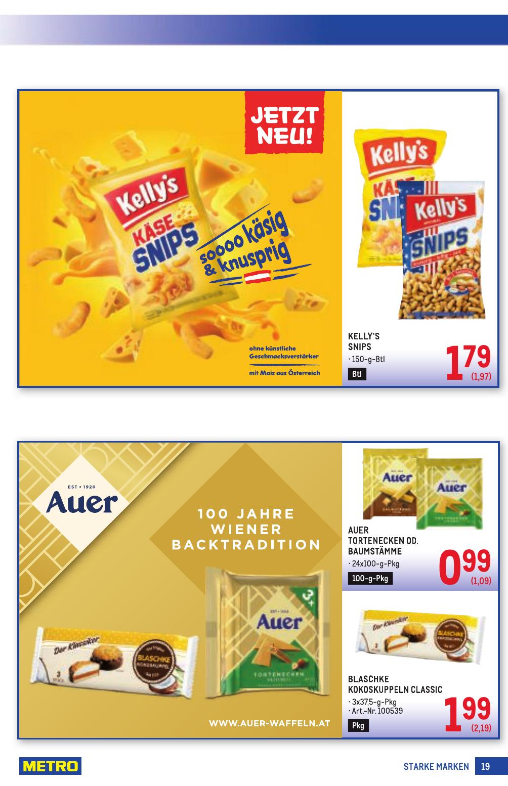 Metro Grosse Marken flyer page