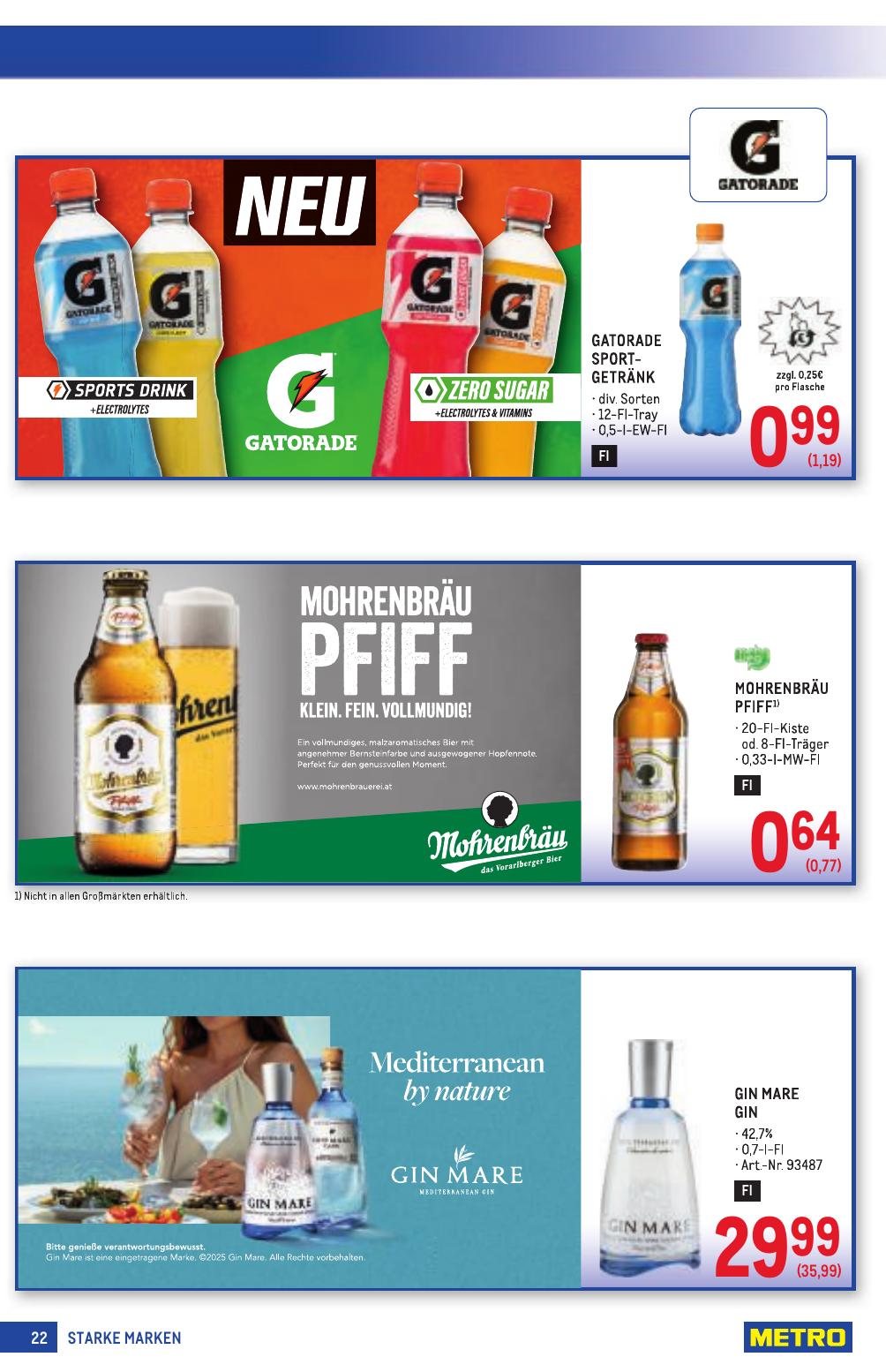 Metro Grosse Marken flyer page