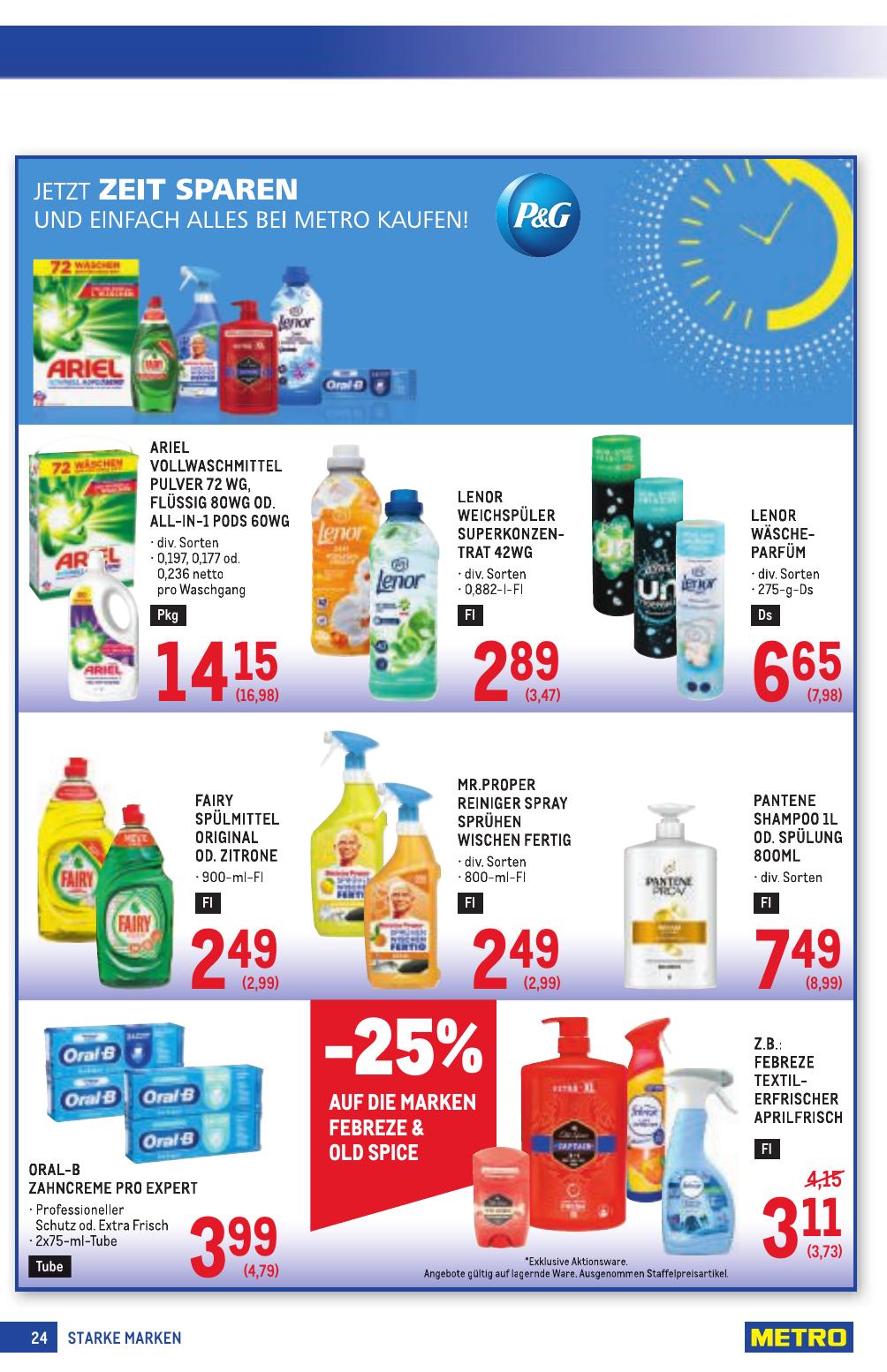 Metro Grosse Marken flyer page