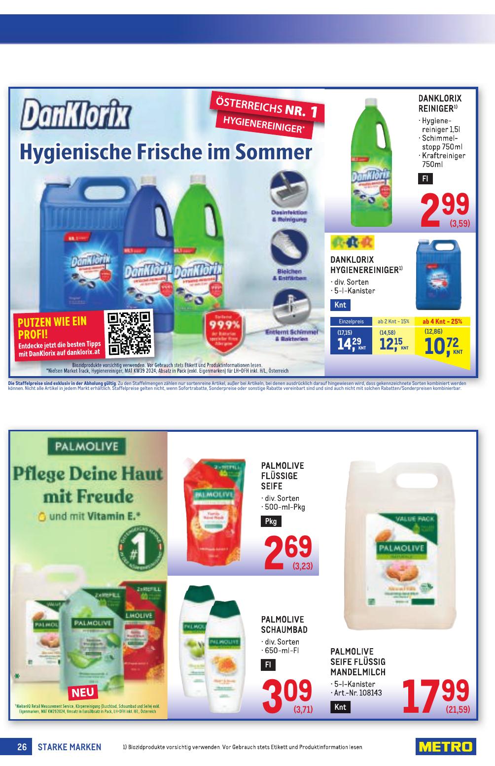Metro Grosse Marken flyer page