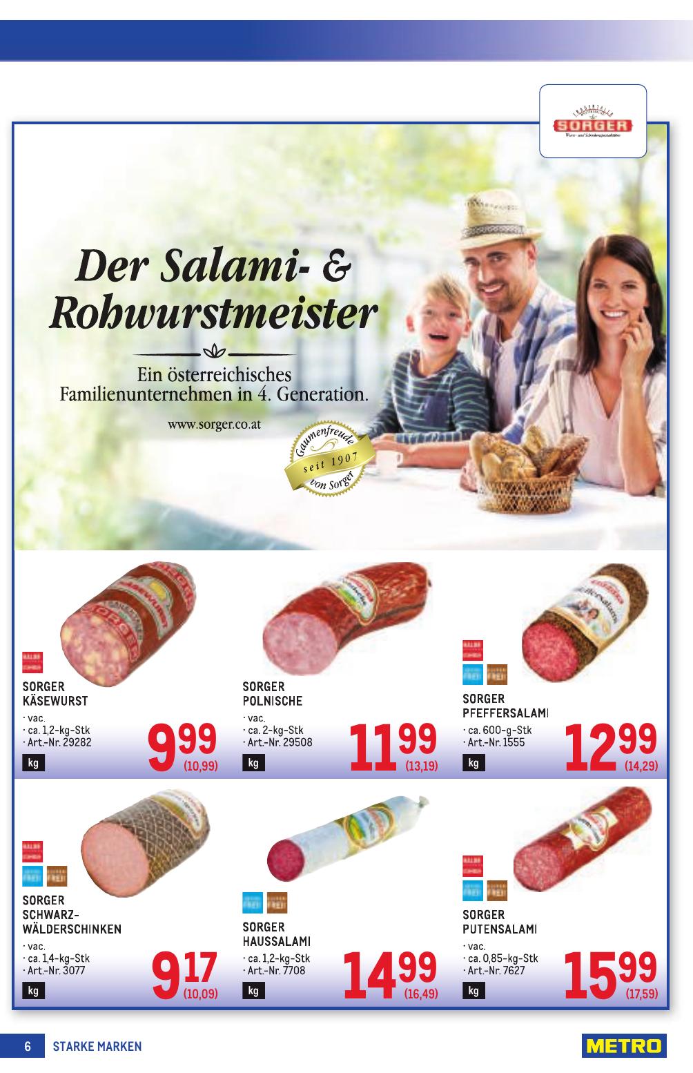 Metro Grosse Marken flyer page
