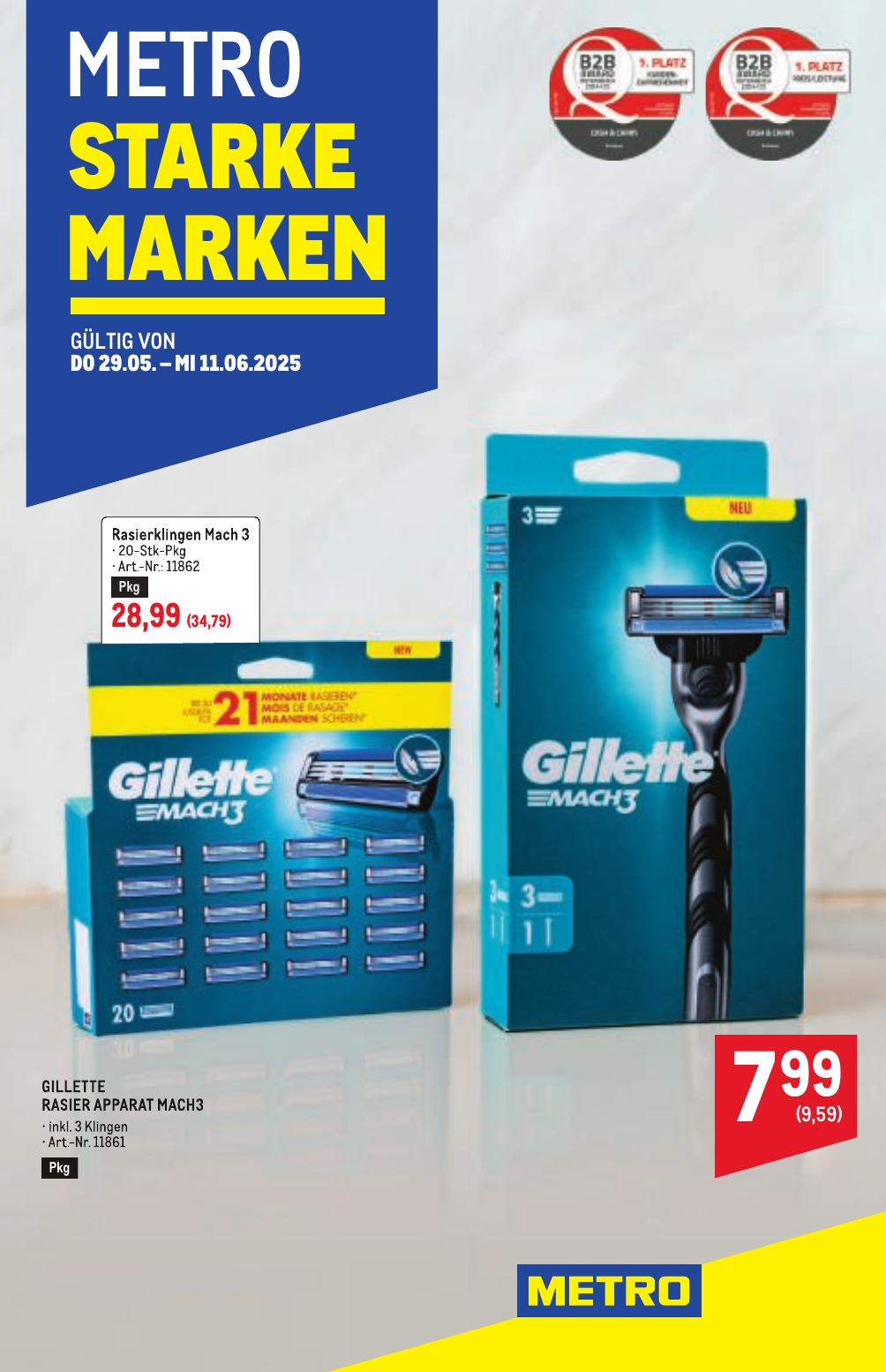 Metro Grosse Marken flyer page