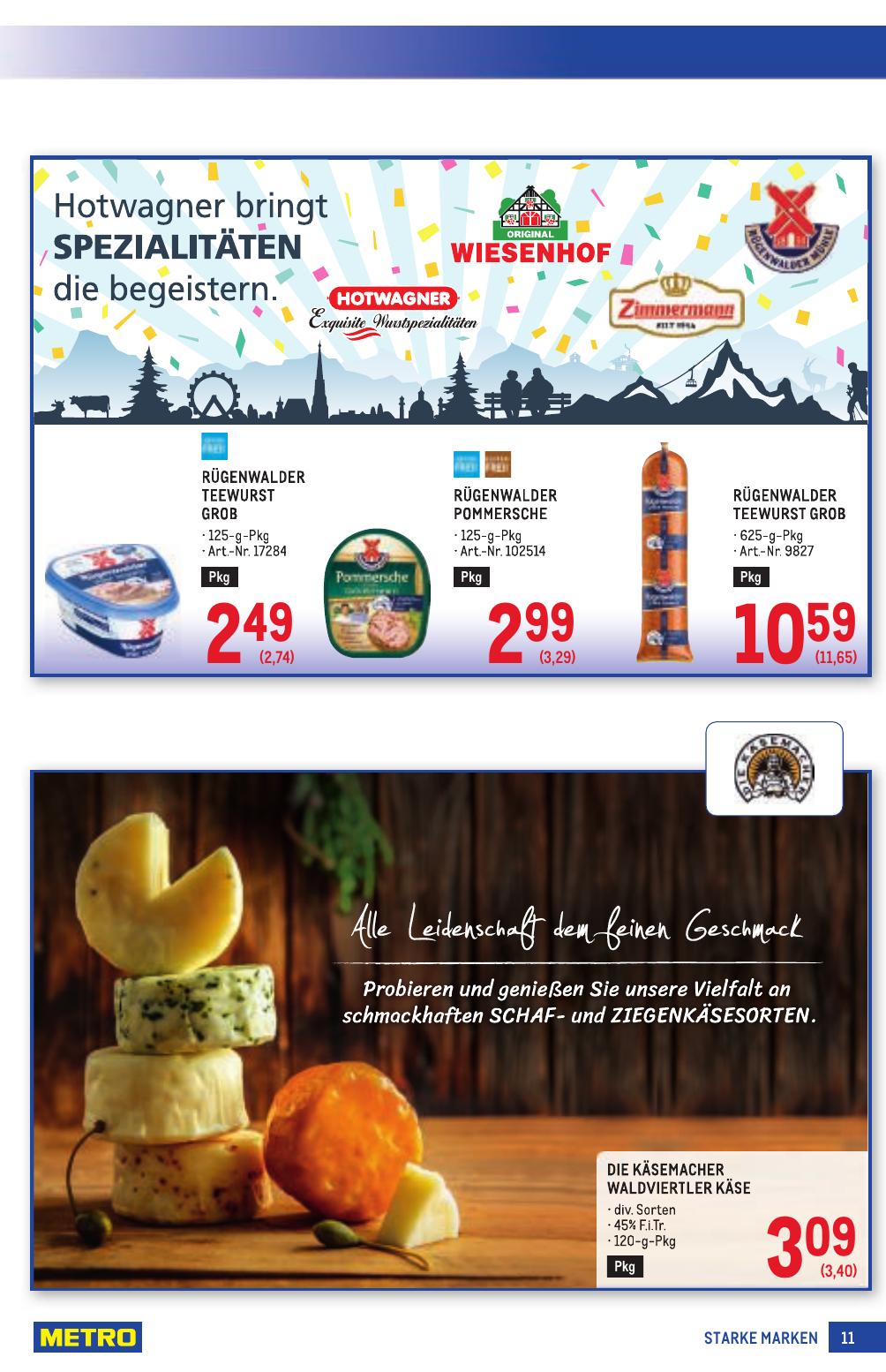 Metro Grosse Marken flyer page