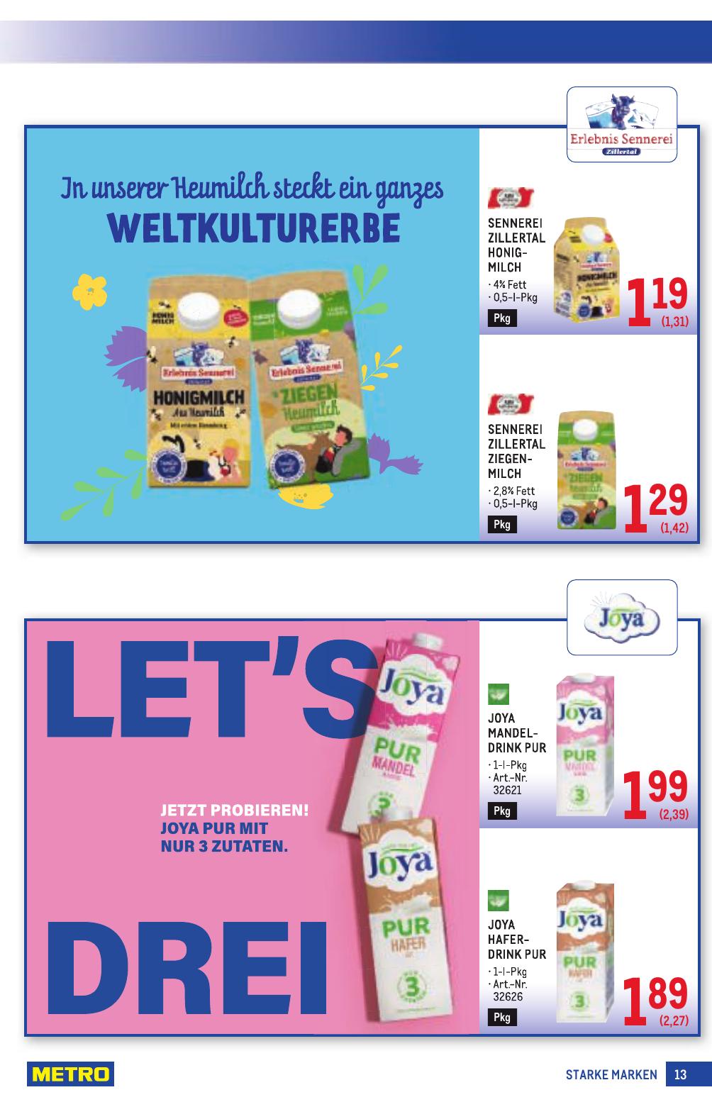Metro Grosse Marken flyer page