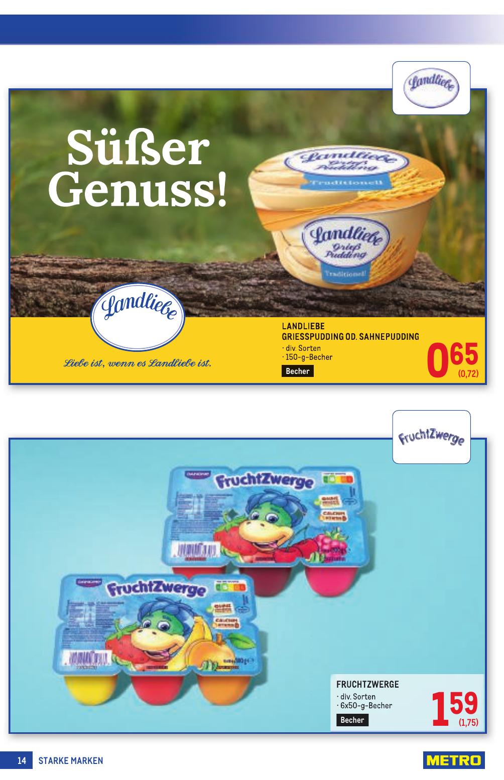 Metro Grosse Marken flyer page
