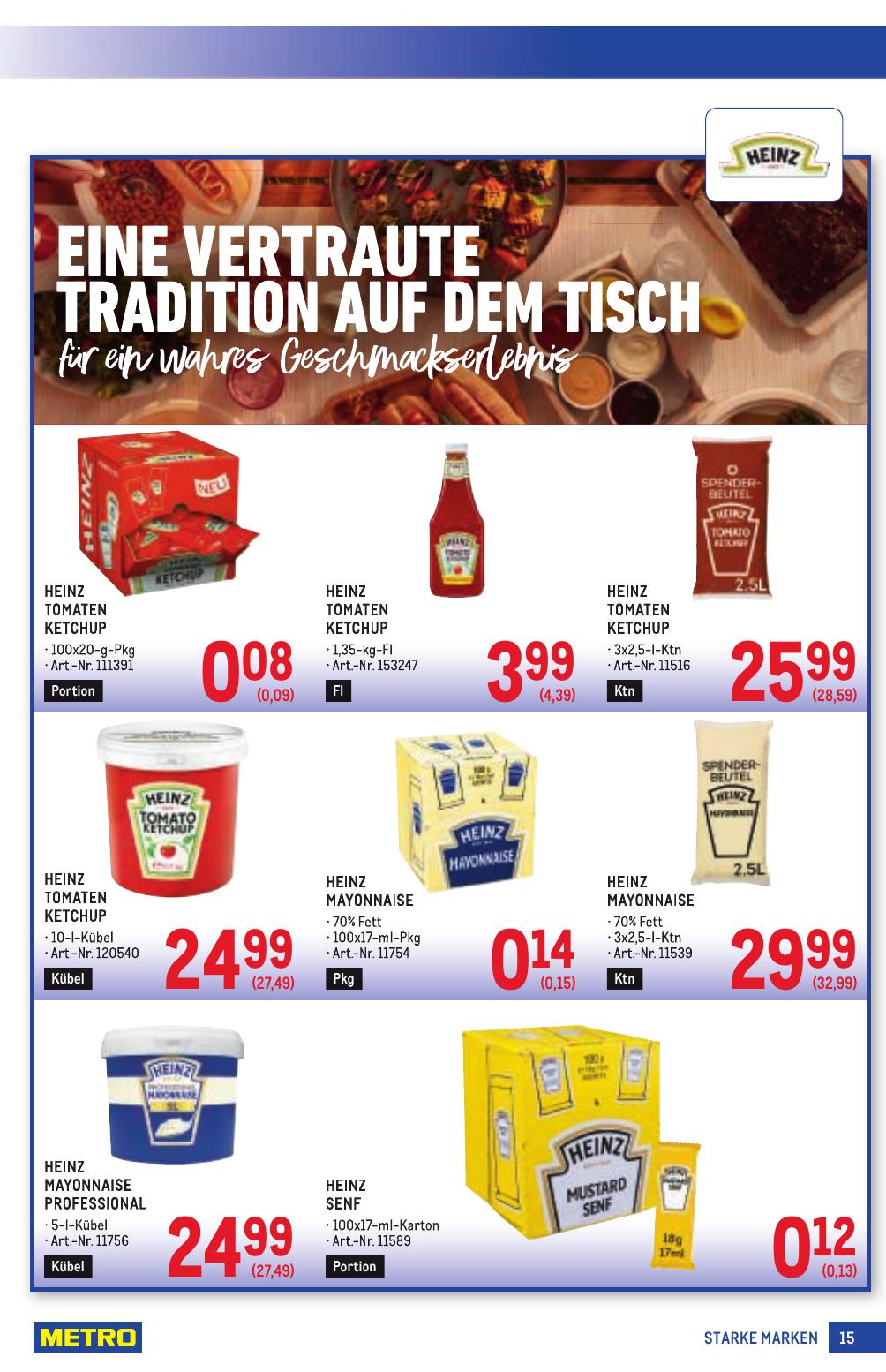 Metro Grosse Marken flyer page