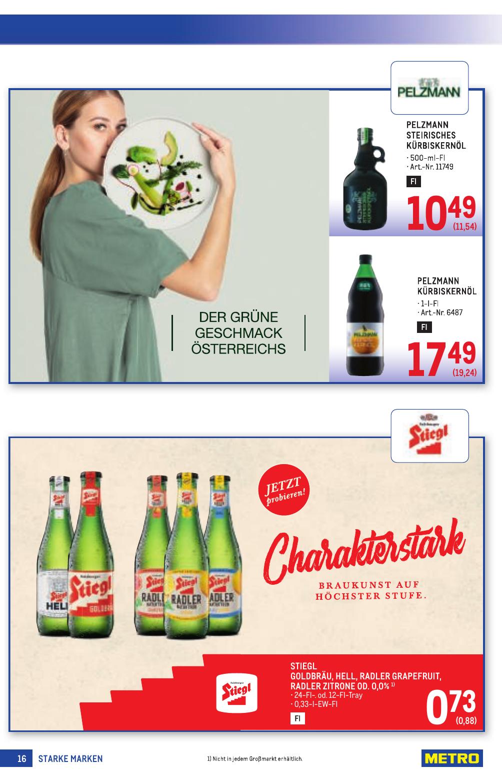 Metro Grosse Marken flyer page