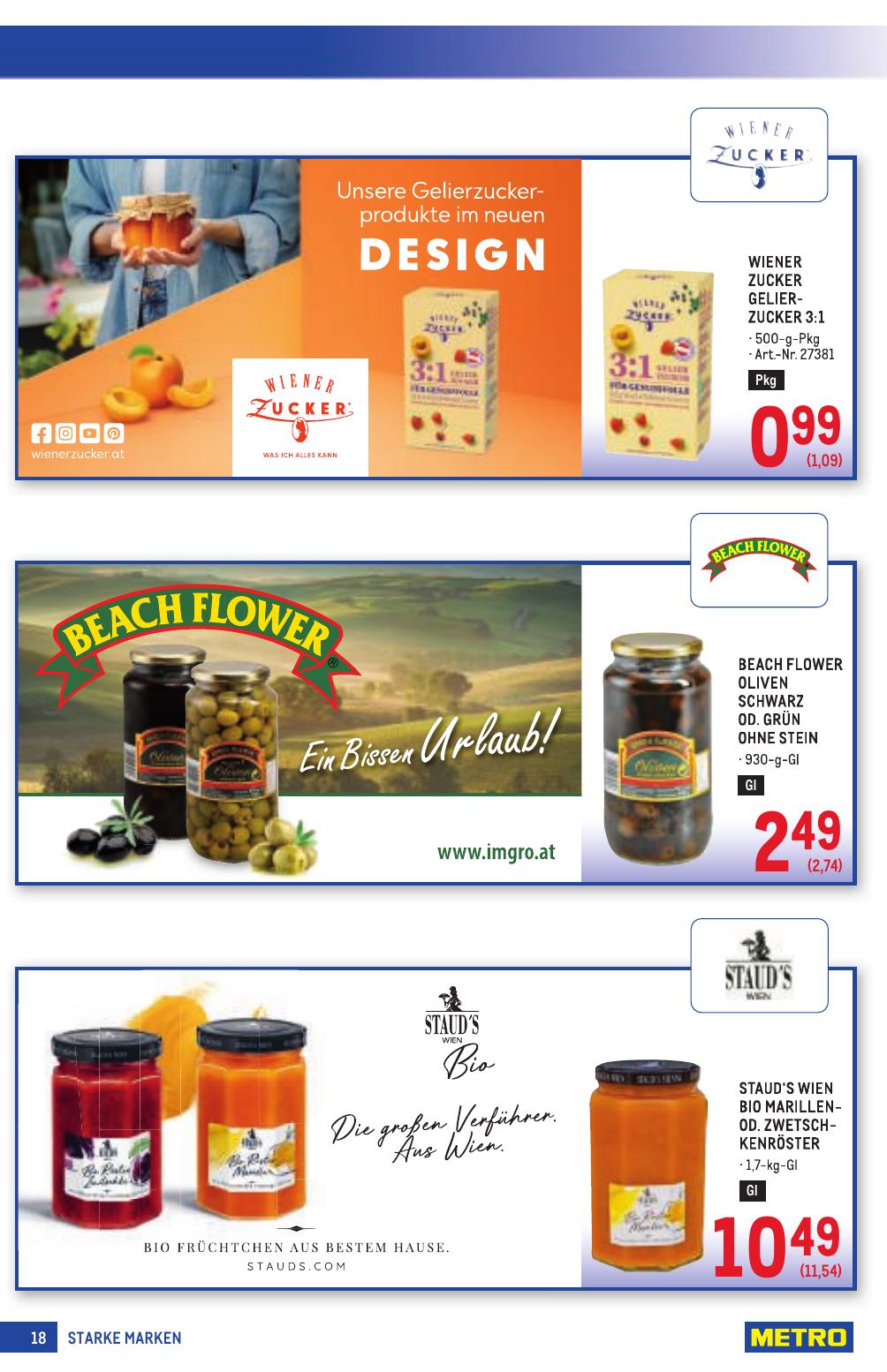 Metro Grosse Marken flyer page