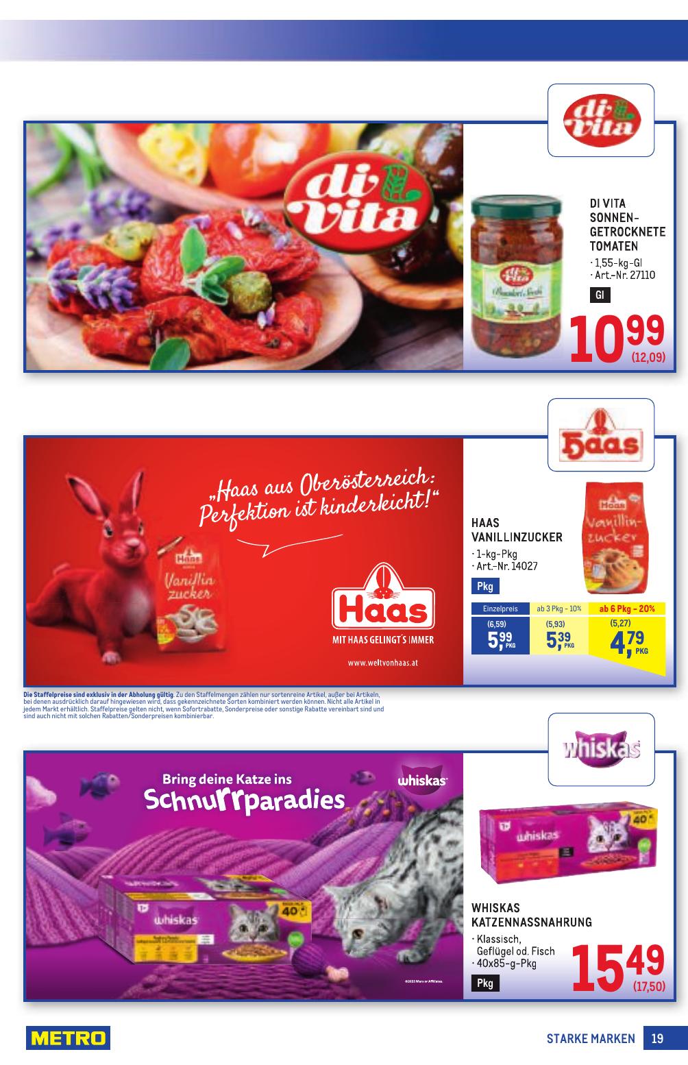 Metro Grosse Marken flyer page