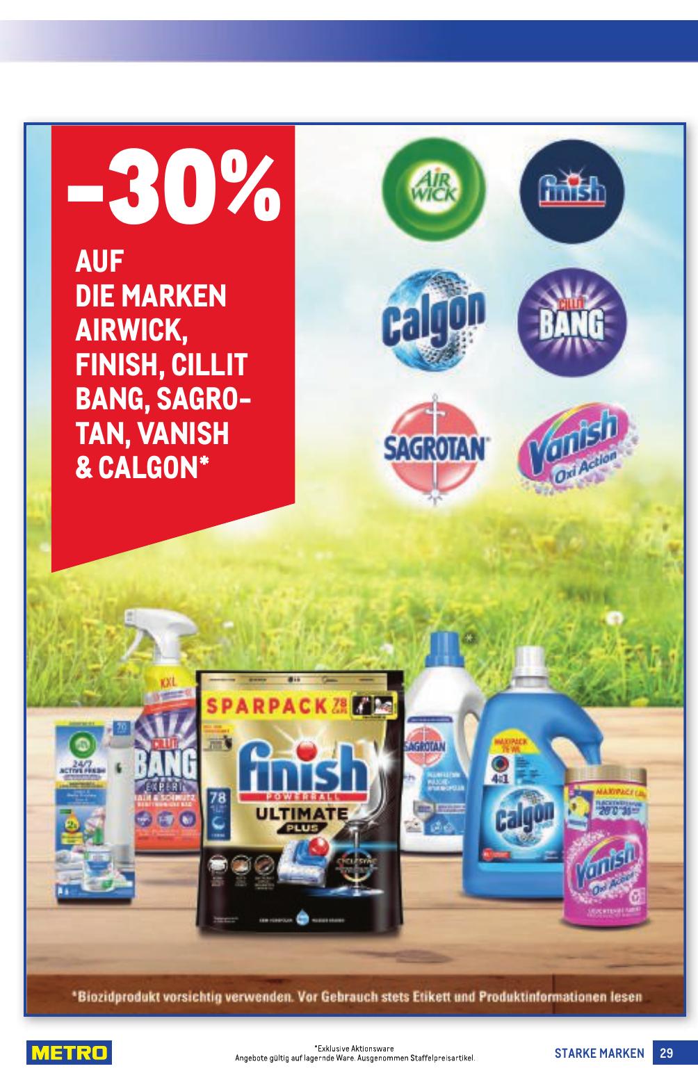 Metro Grosse Marken flyer page