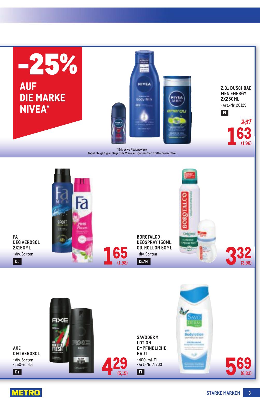 Metro Grosse Marken flyer page
