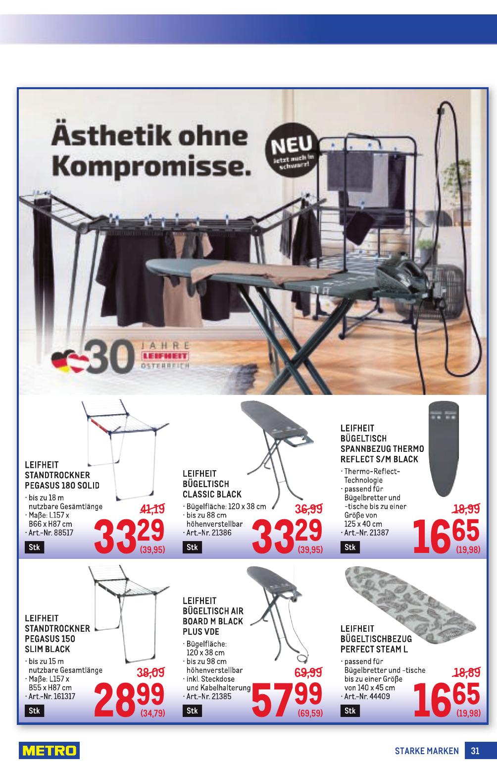 Metro Grosse Marken flyer page