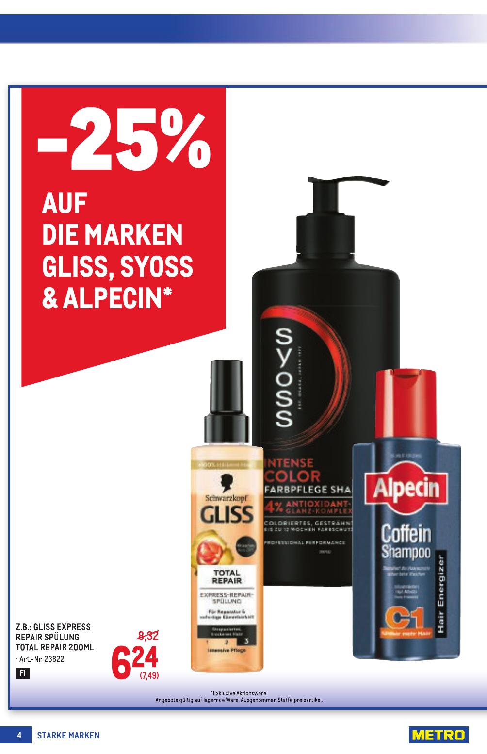 Metro Grosse Marken flyer page