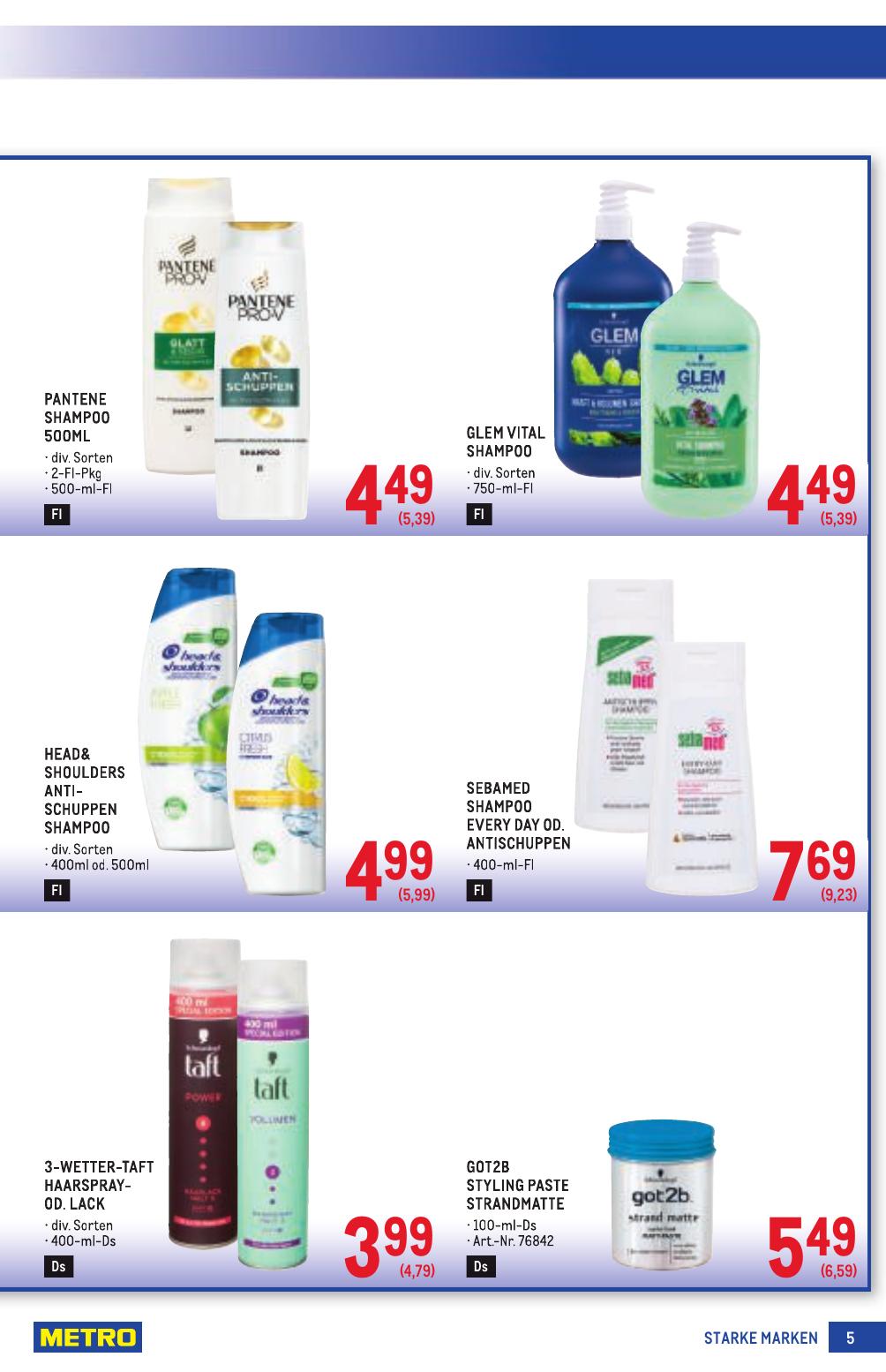 Metro Grosse Marken flyer page