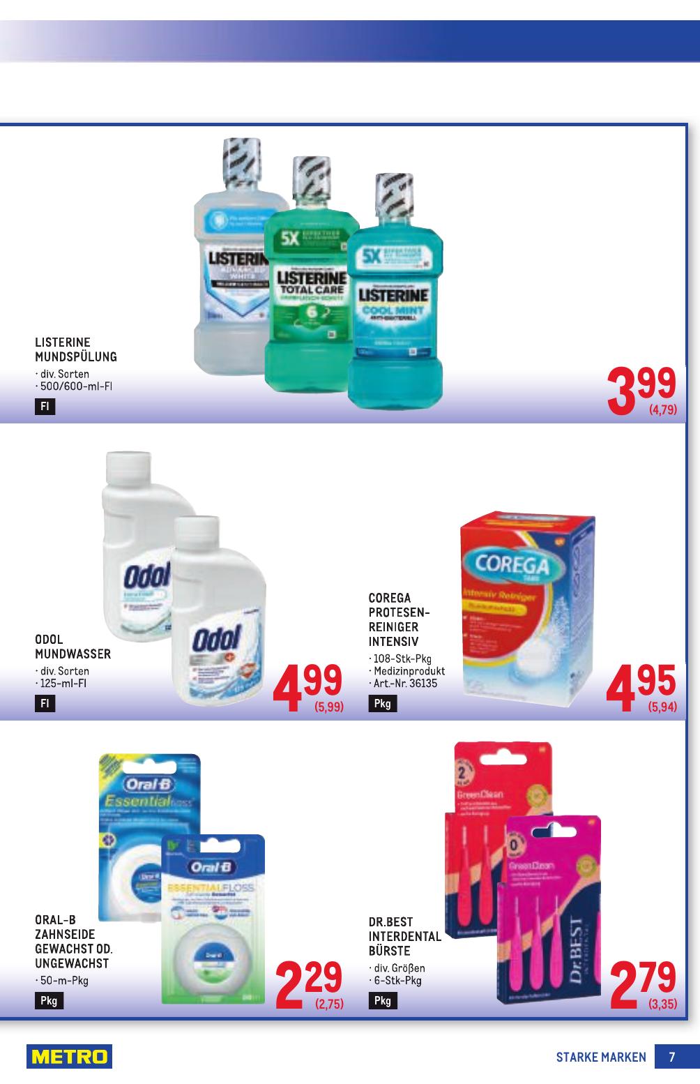 Metro Grosse Marken flyer page