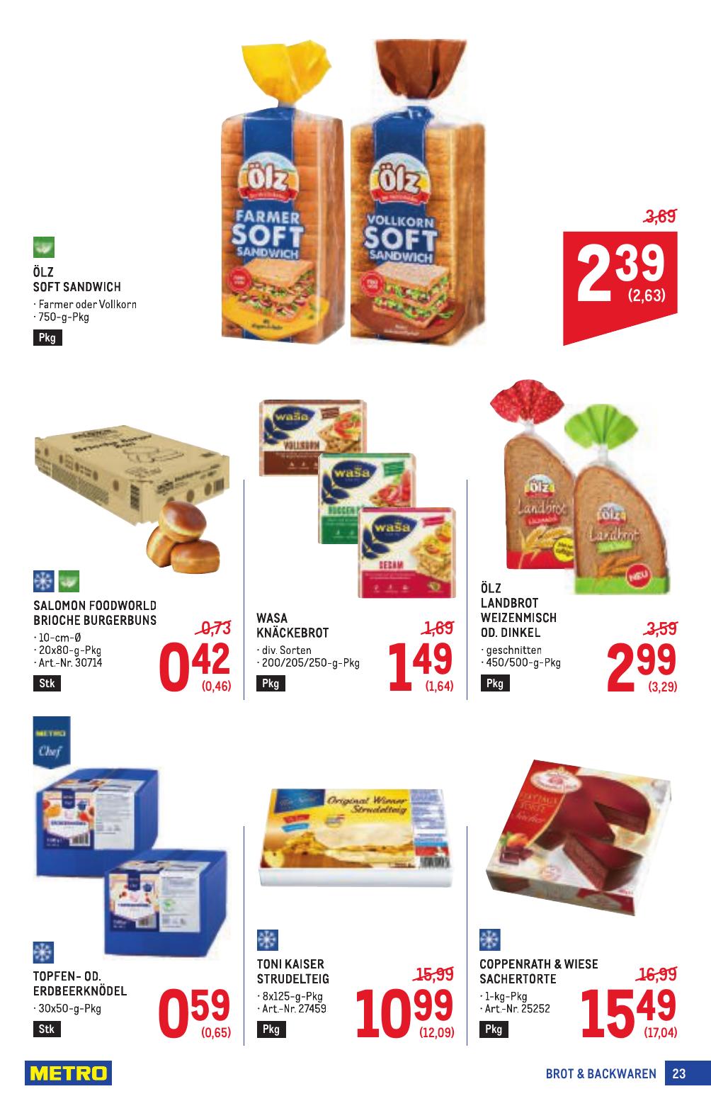 Metro Profi flyer page