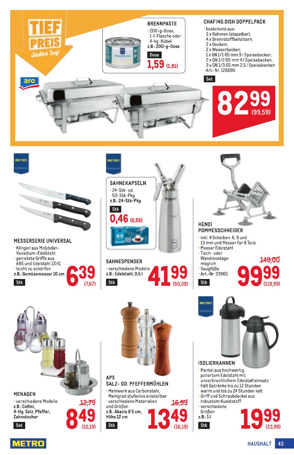 Metro Profi flyer page