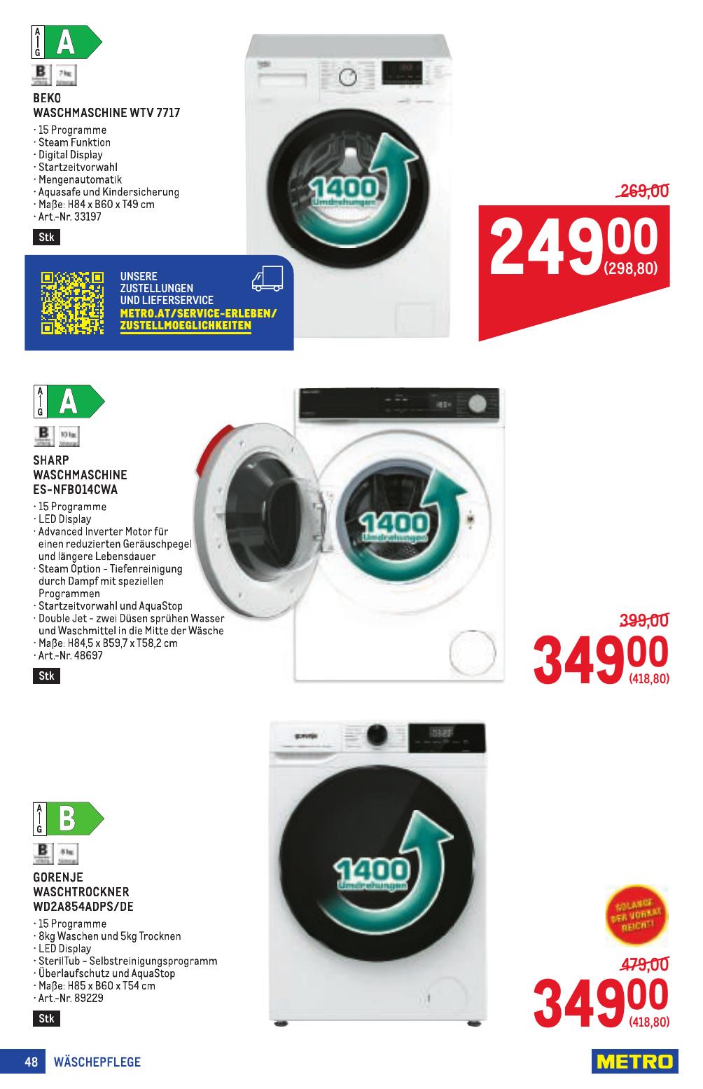 Metro Profi flyer page