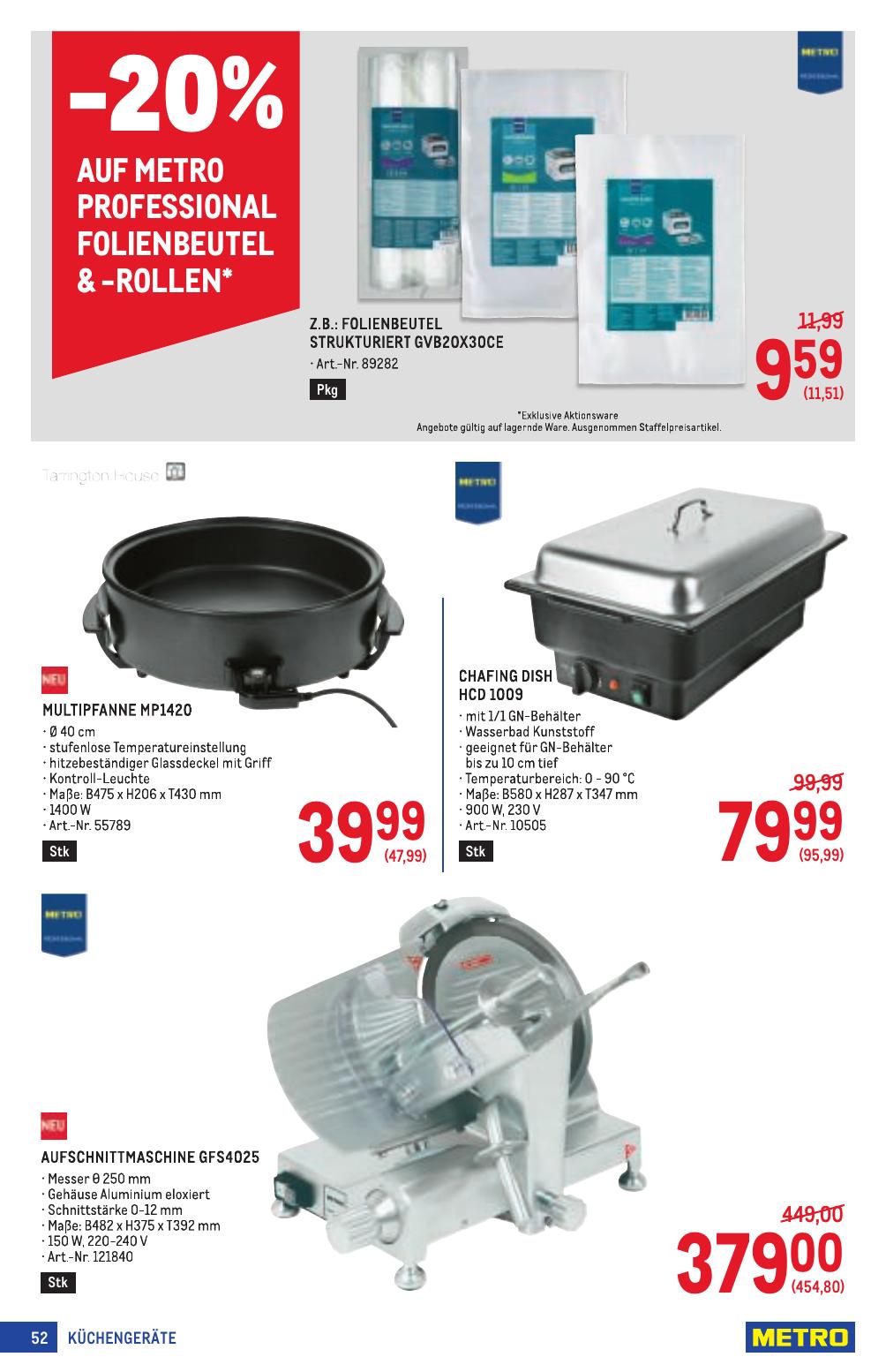 Metro Profi flyer page