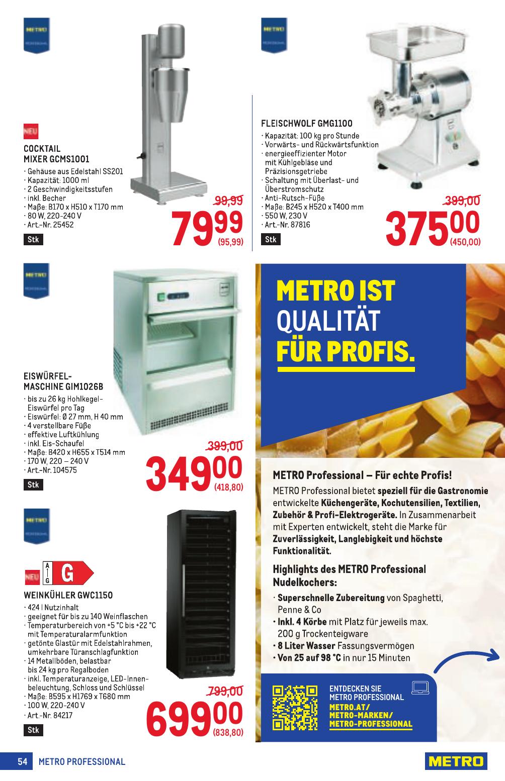 Metro Profi flyer page