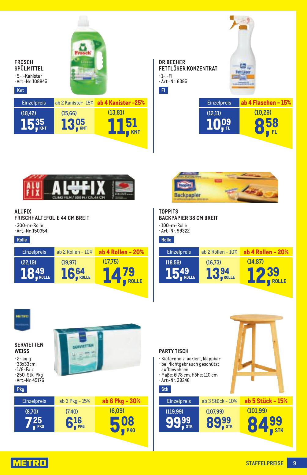 Metro Profi flyer page