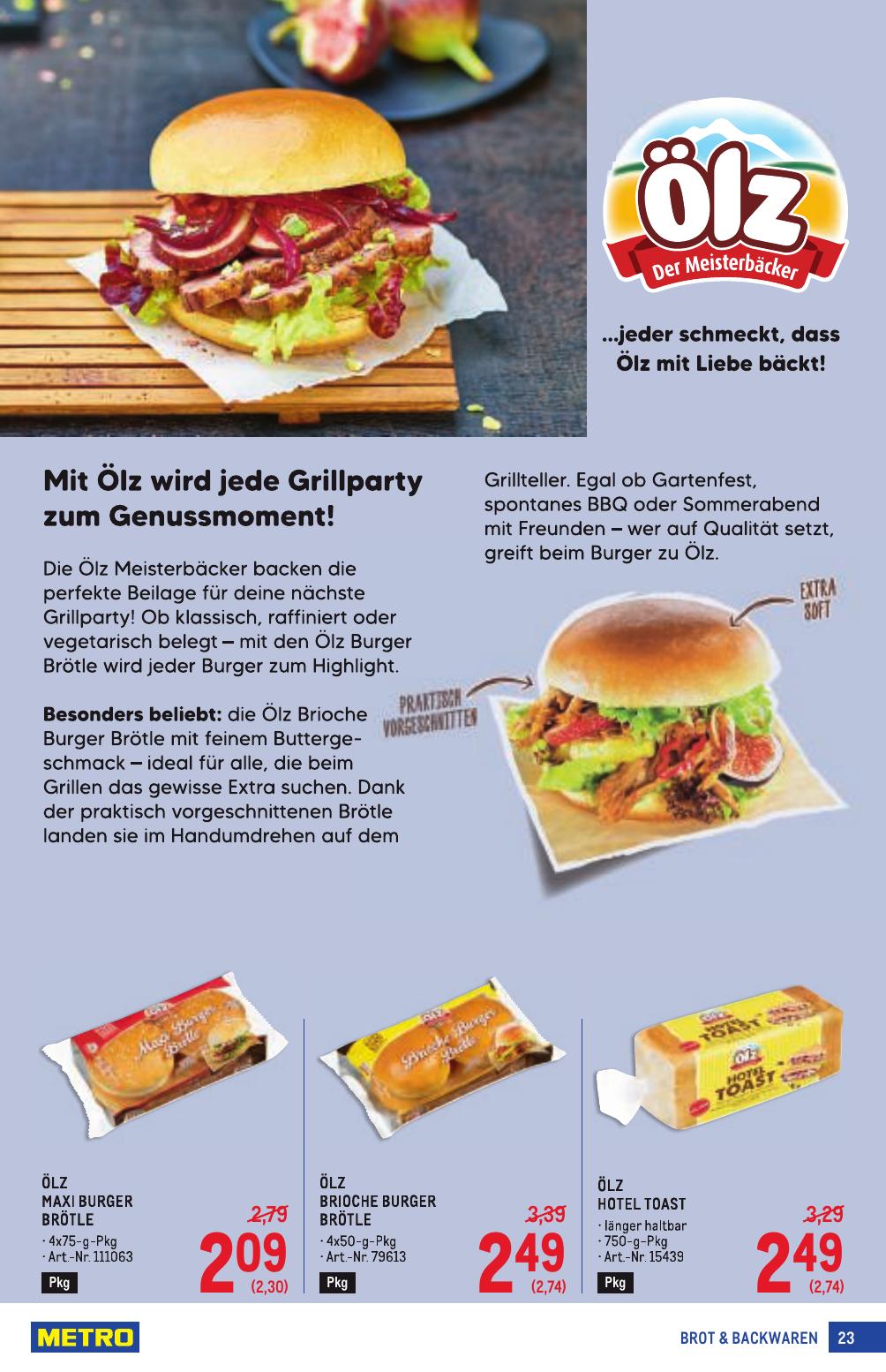 Metro Profi flyer page