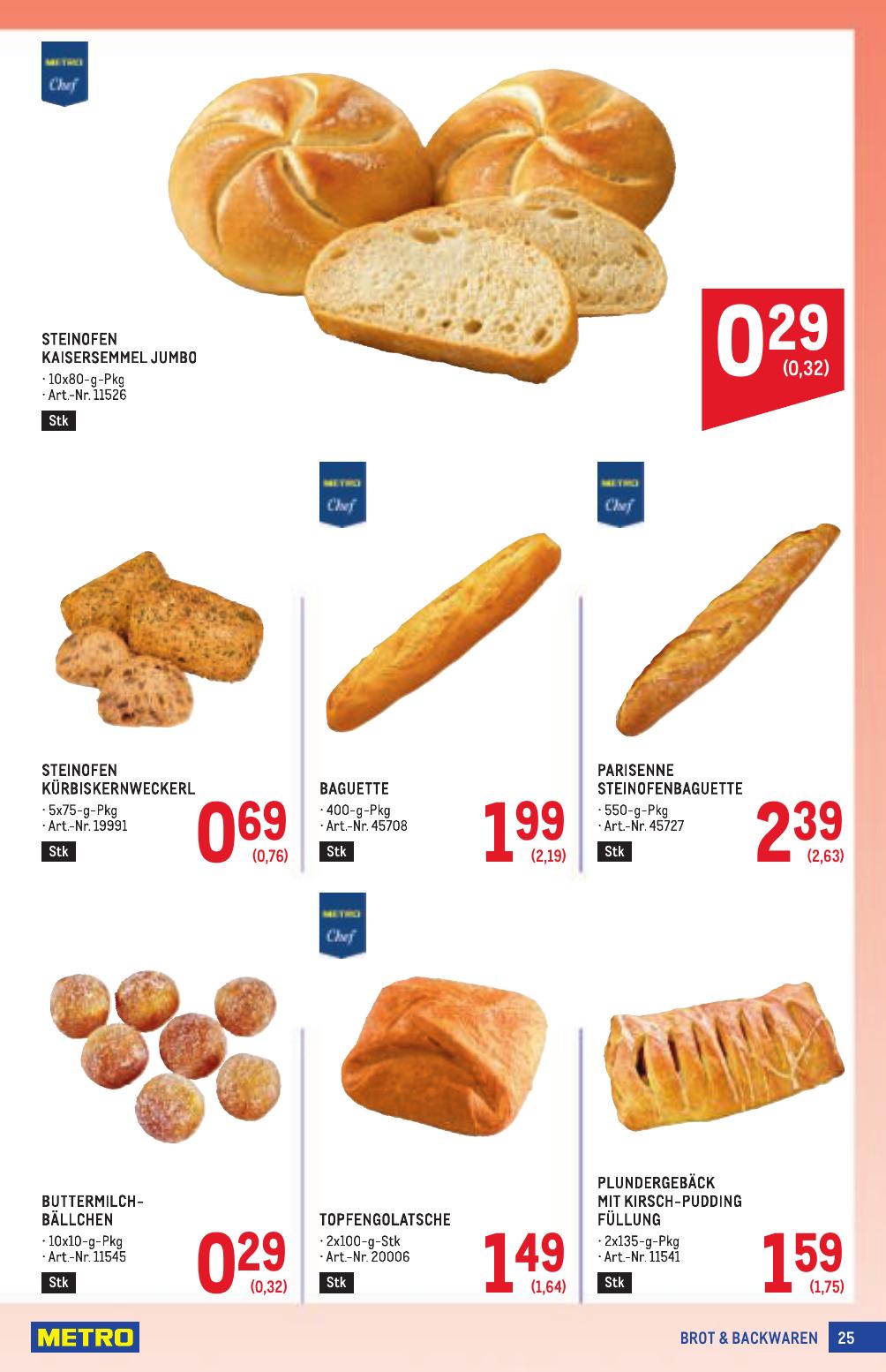 Metro Profi flyer page
