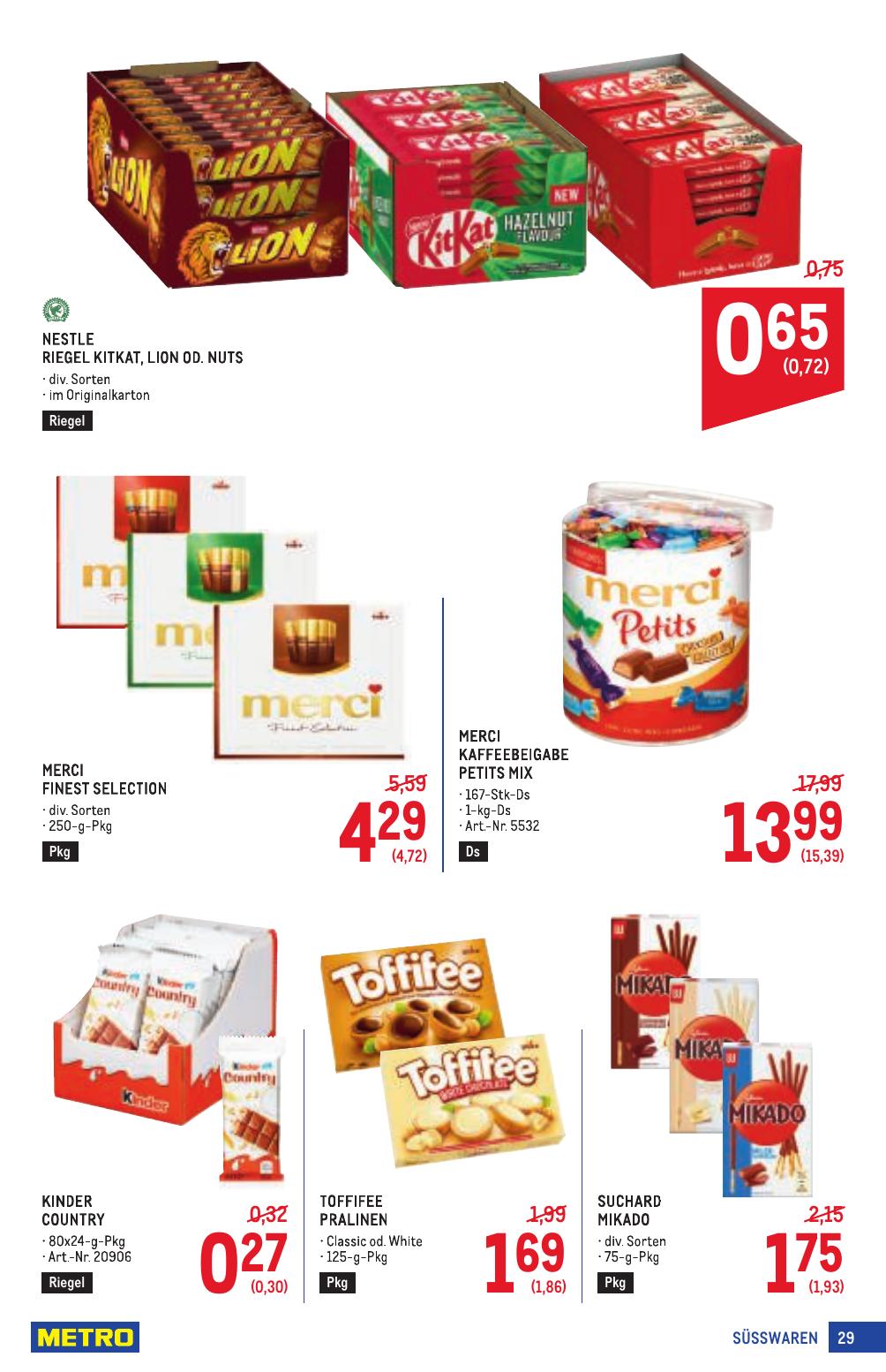 Metro Profi flyer page