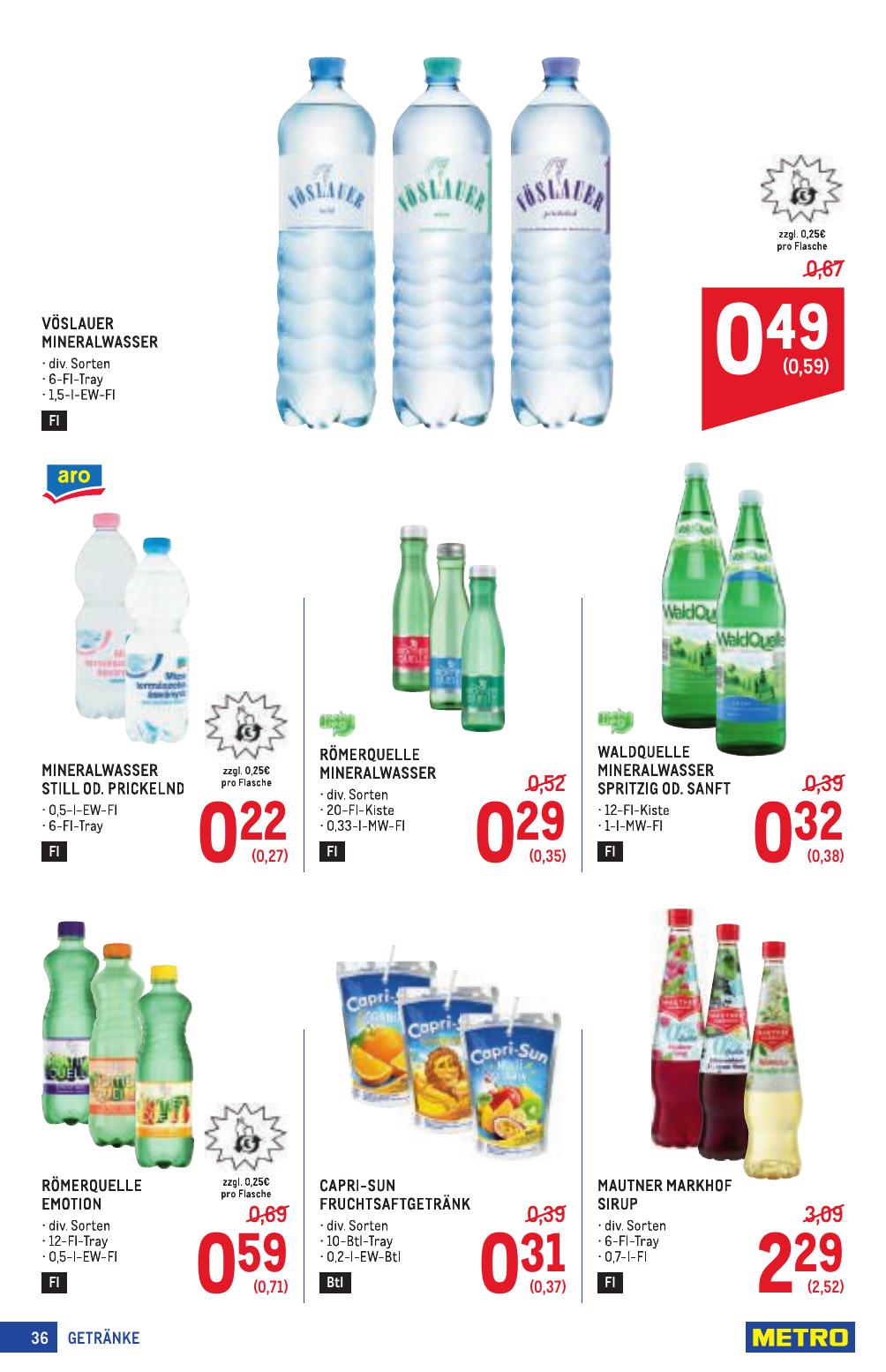 Metro Profi flyer page
