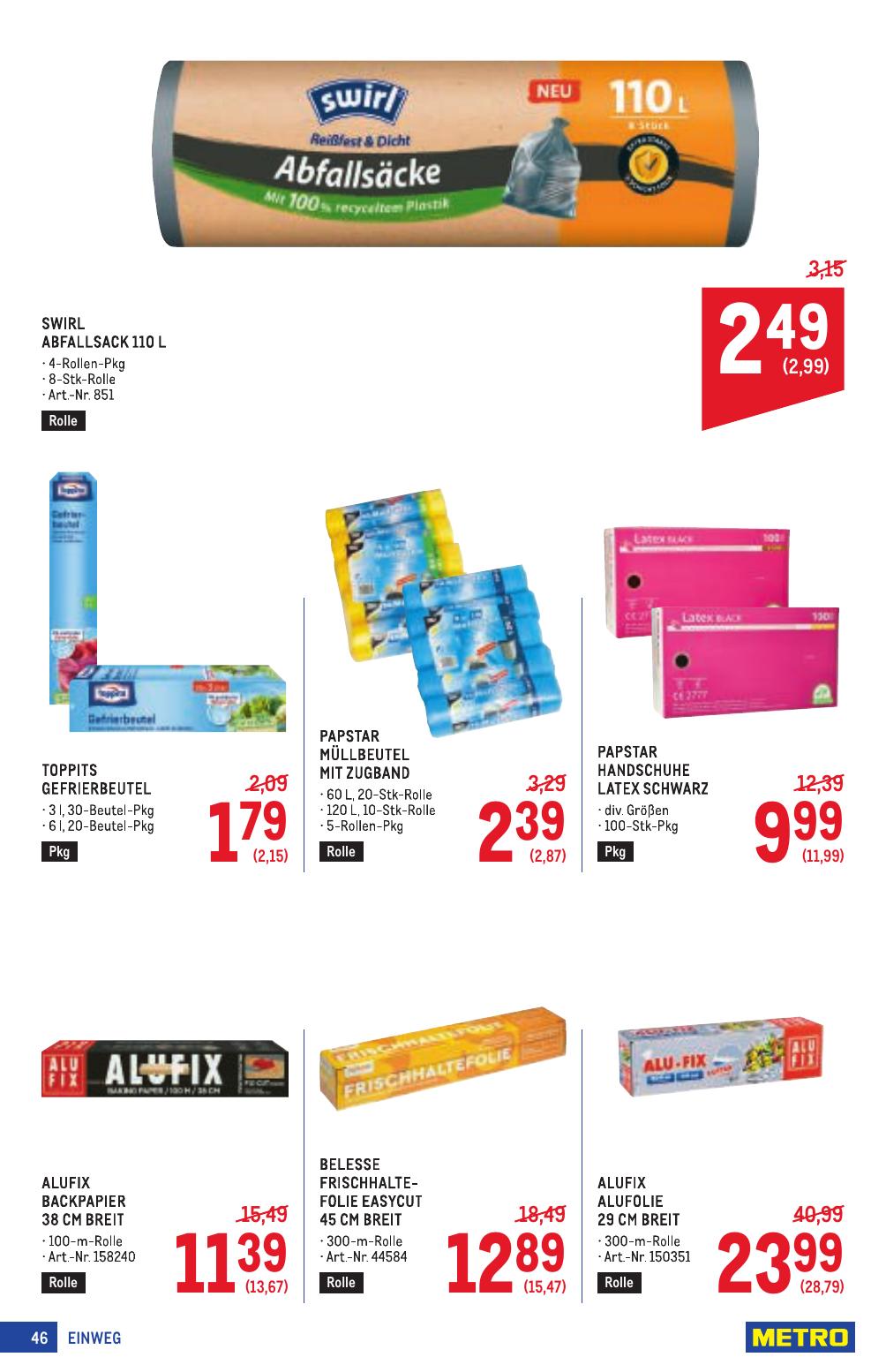 Metro Profi flyer page