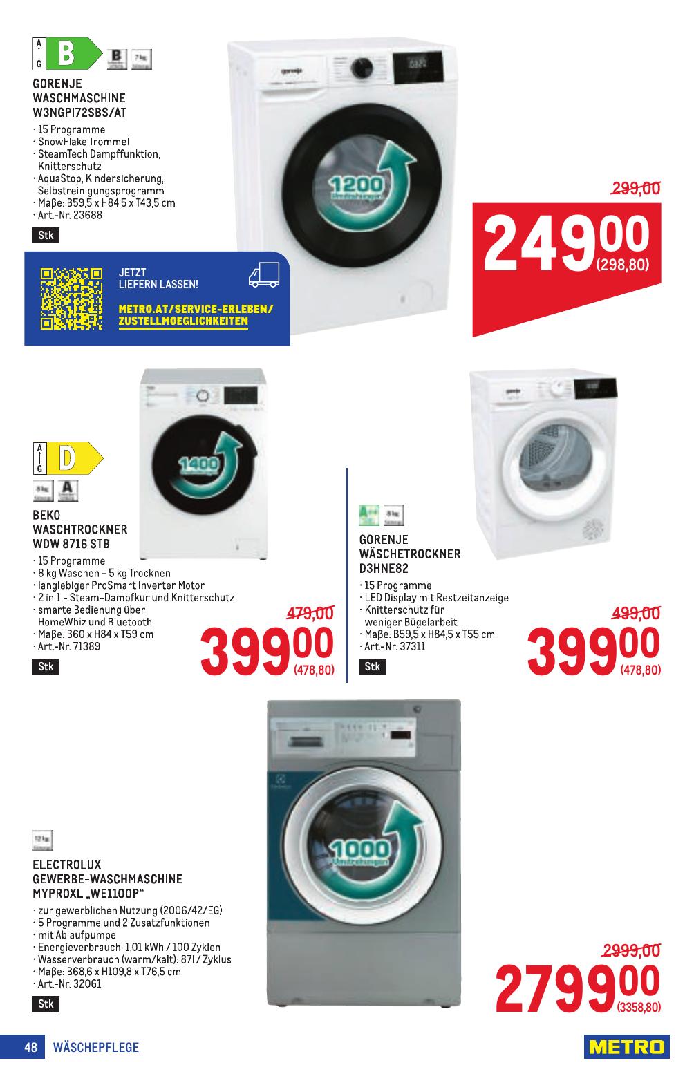Metro Profi flyer page
