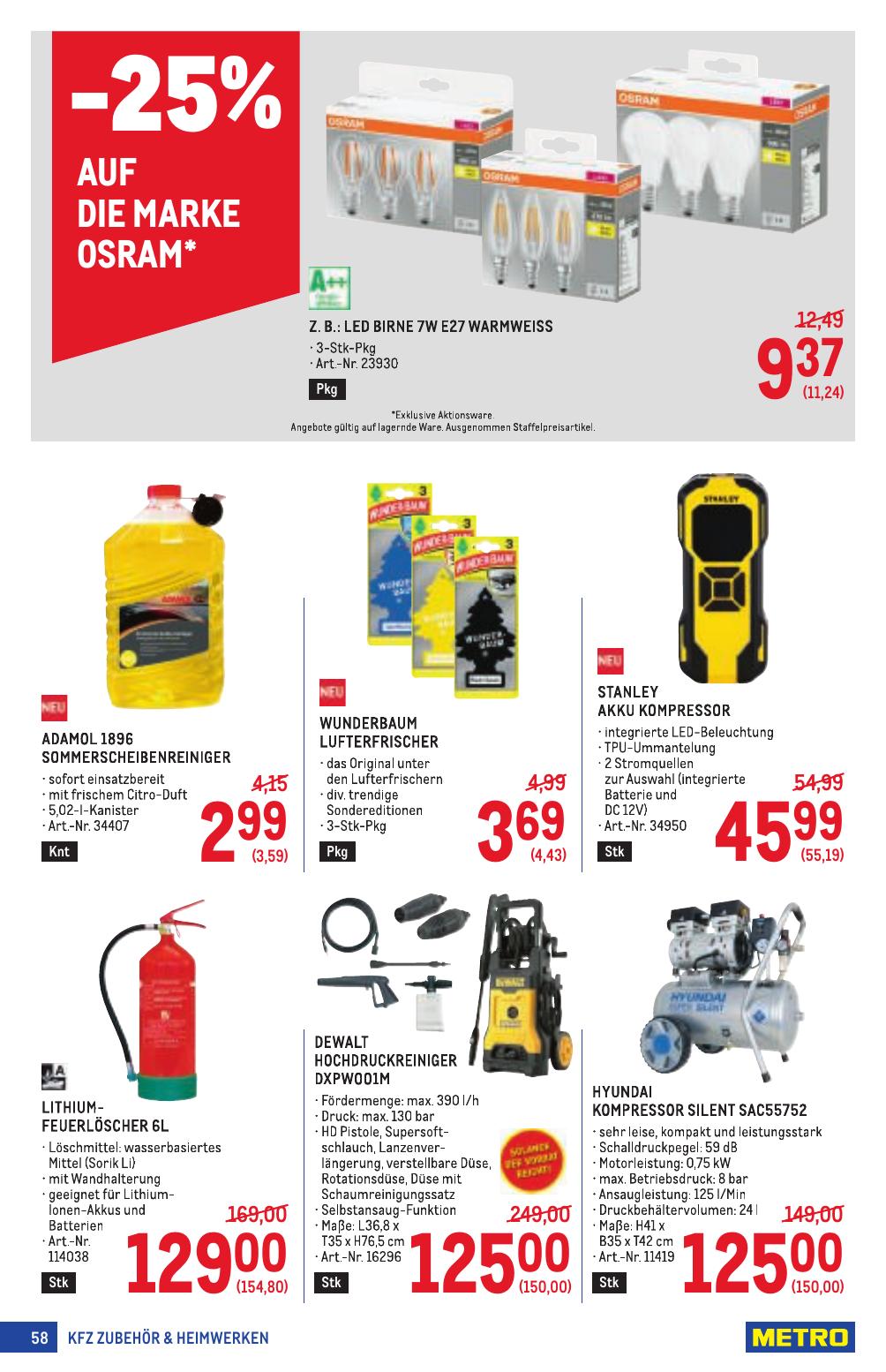 Metro Profi flyer page
