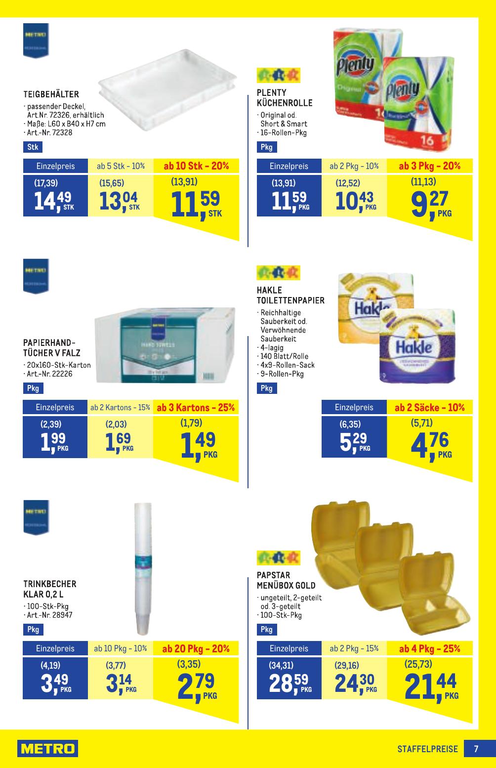 Metro Profi flyer page