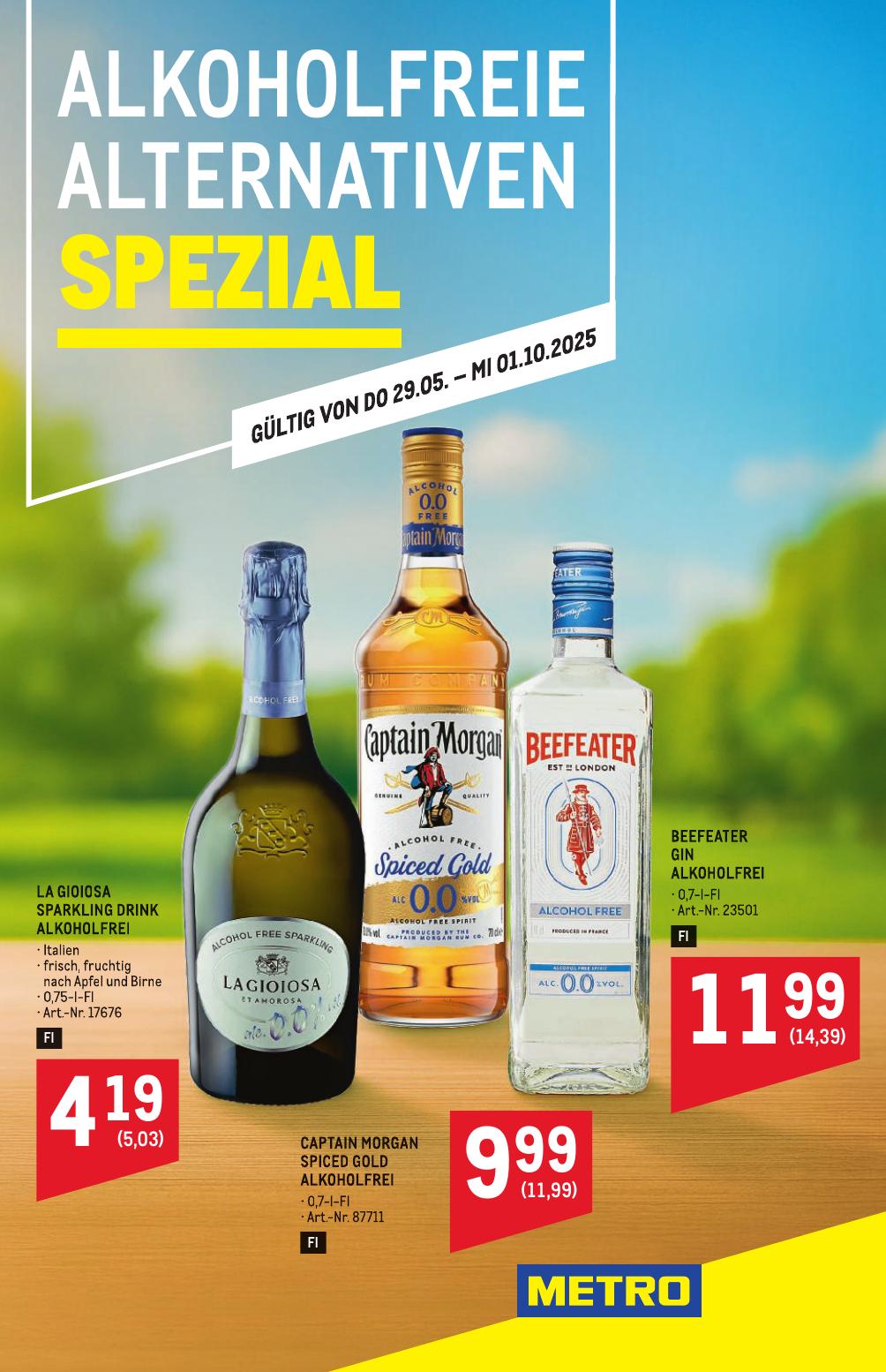 Metro Spezial flyer page