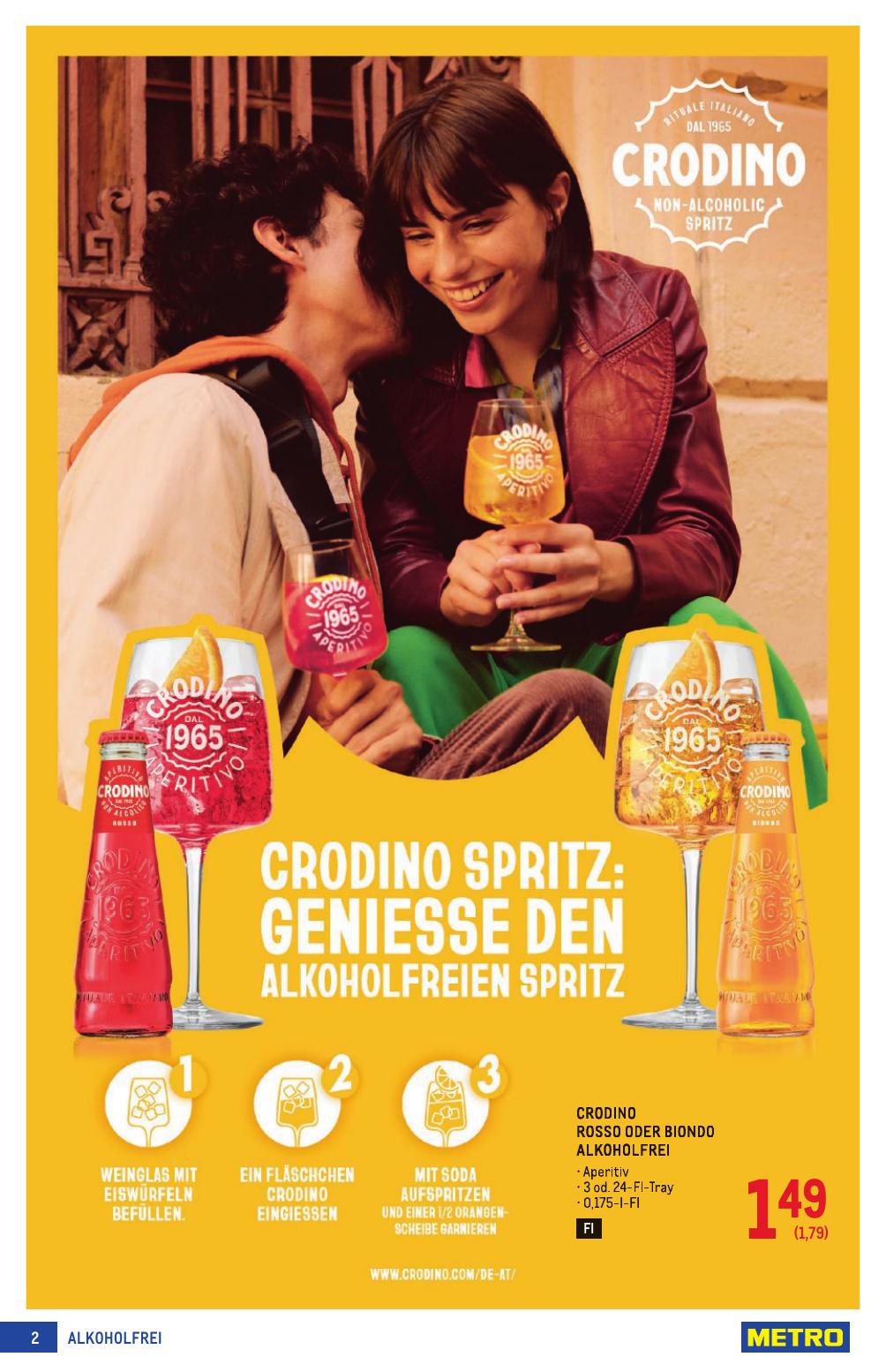 Metro Spezial flyer page