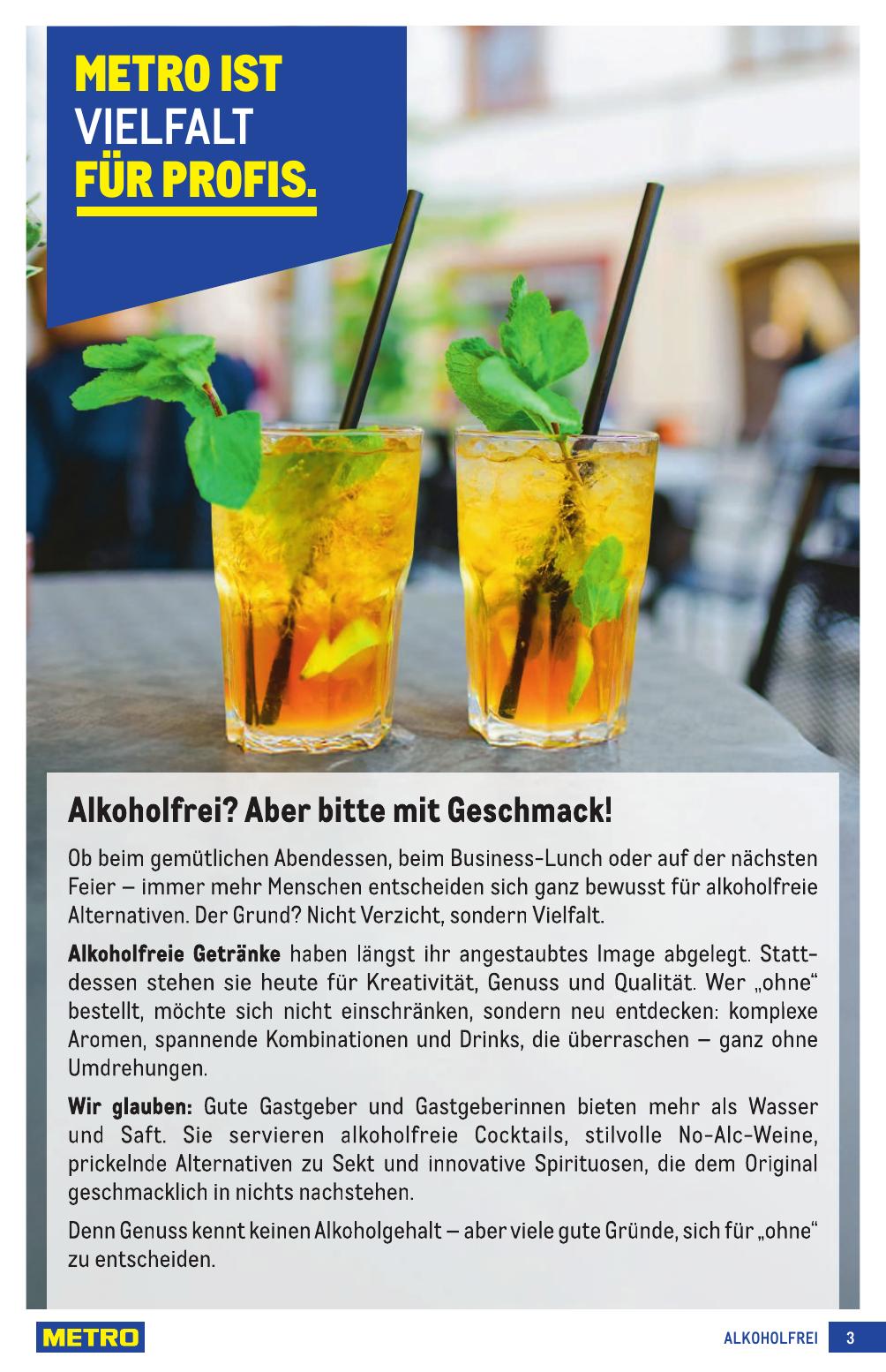 Metro Spezial flyer page